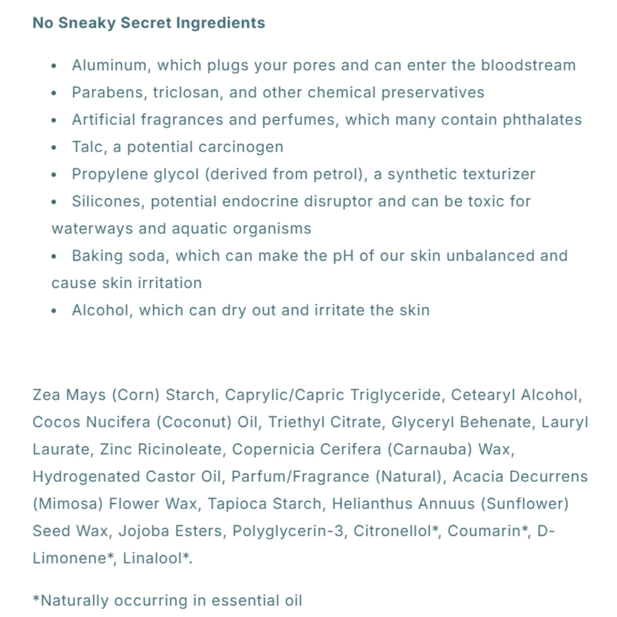 The Green Beaver Company Fresh Verve Antiperspirant - 50g