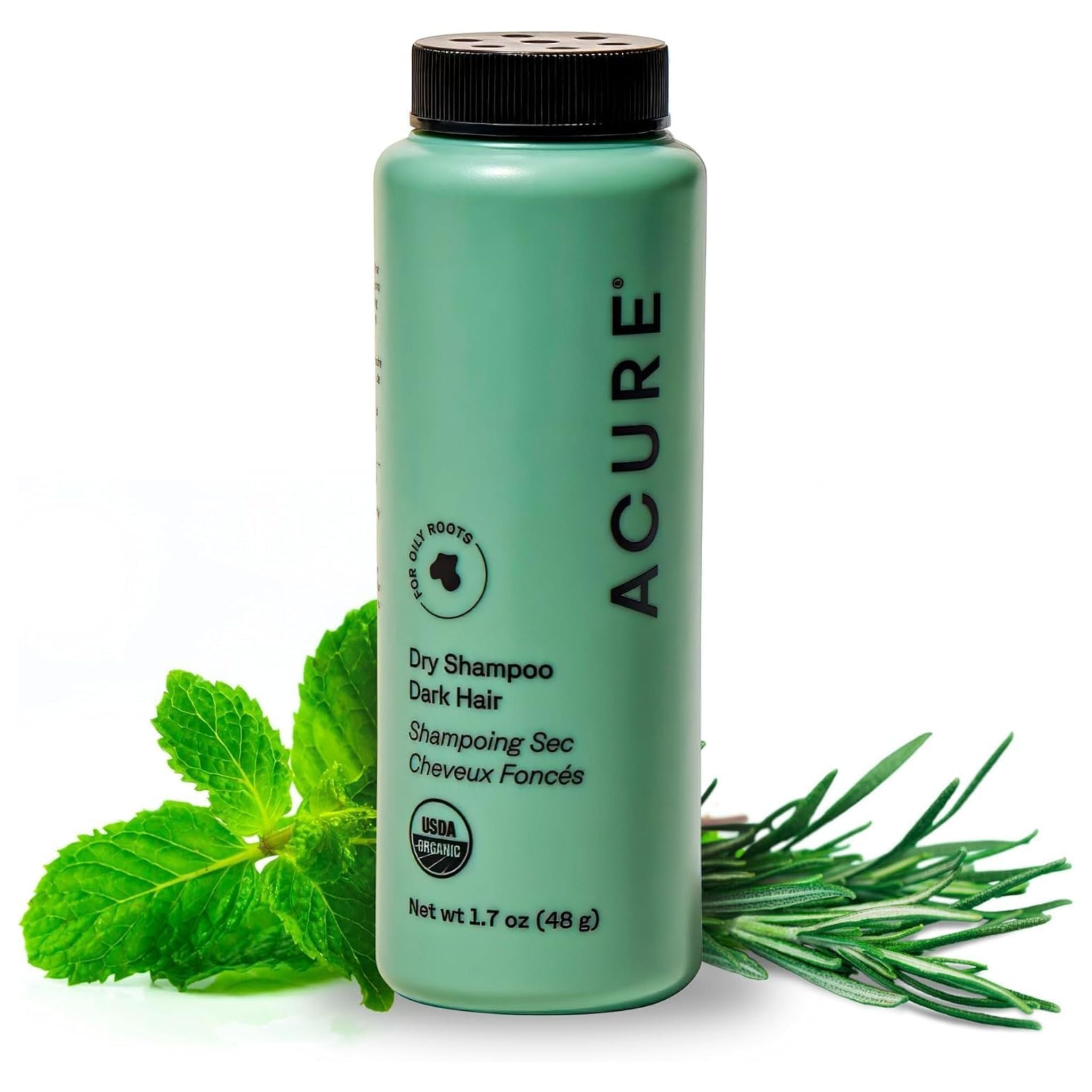 Acure Dry Shampoo - Brunette to Dark Hair 48g