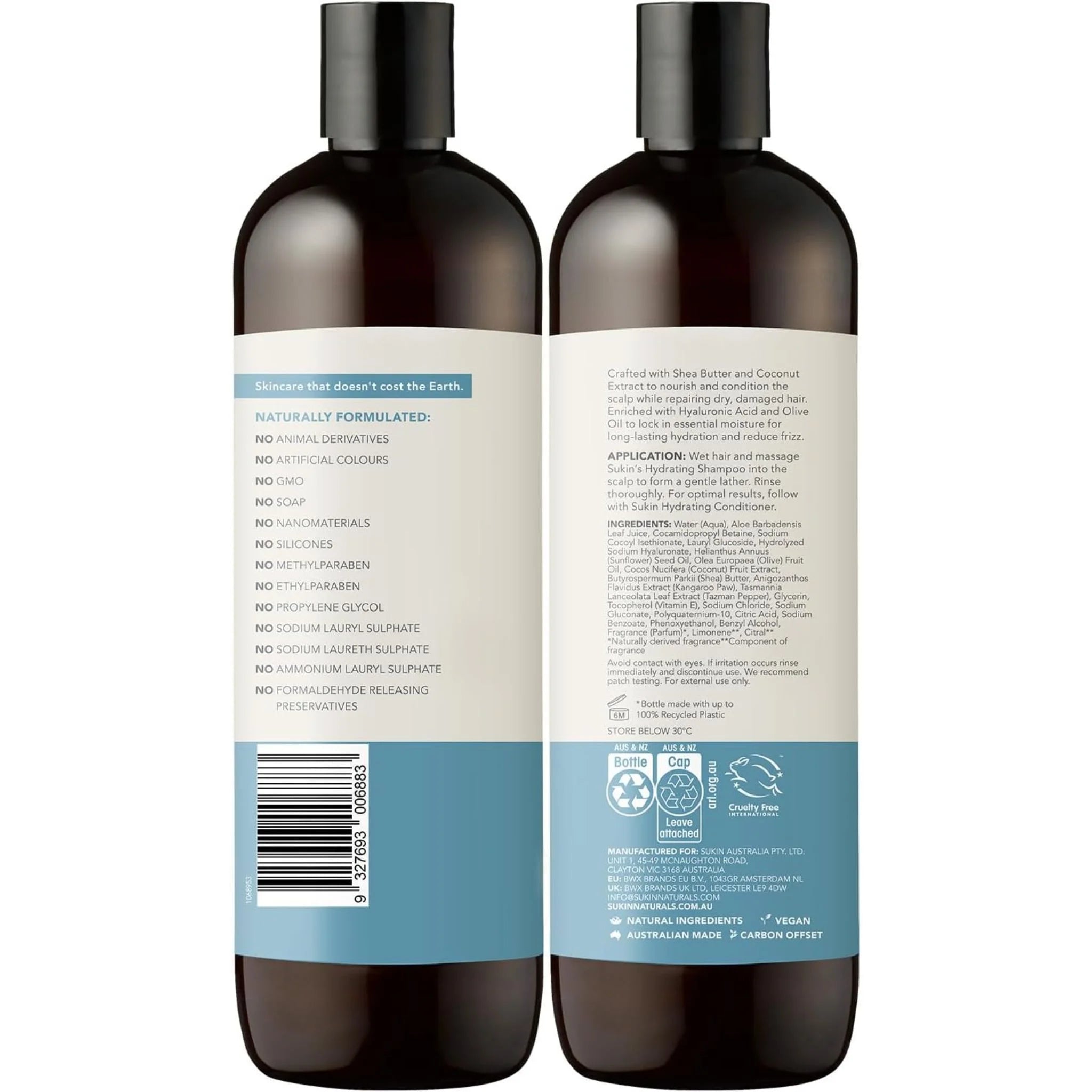 Sukin Hydrating Shampoo - 500ml