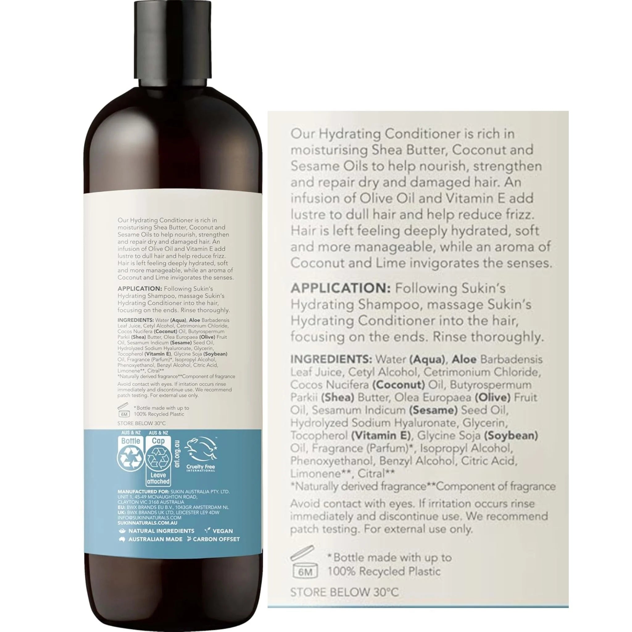 Sukin Hydrating Conditioner - 500ml