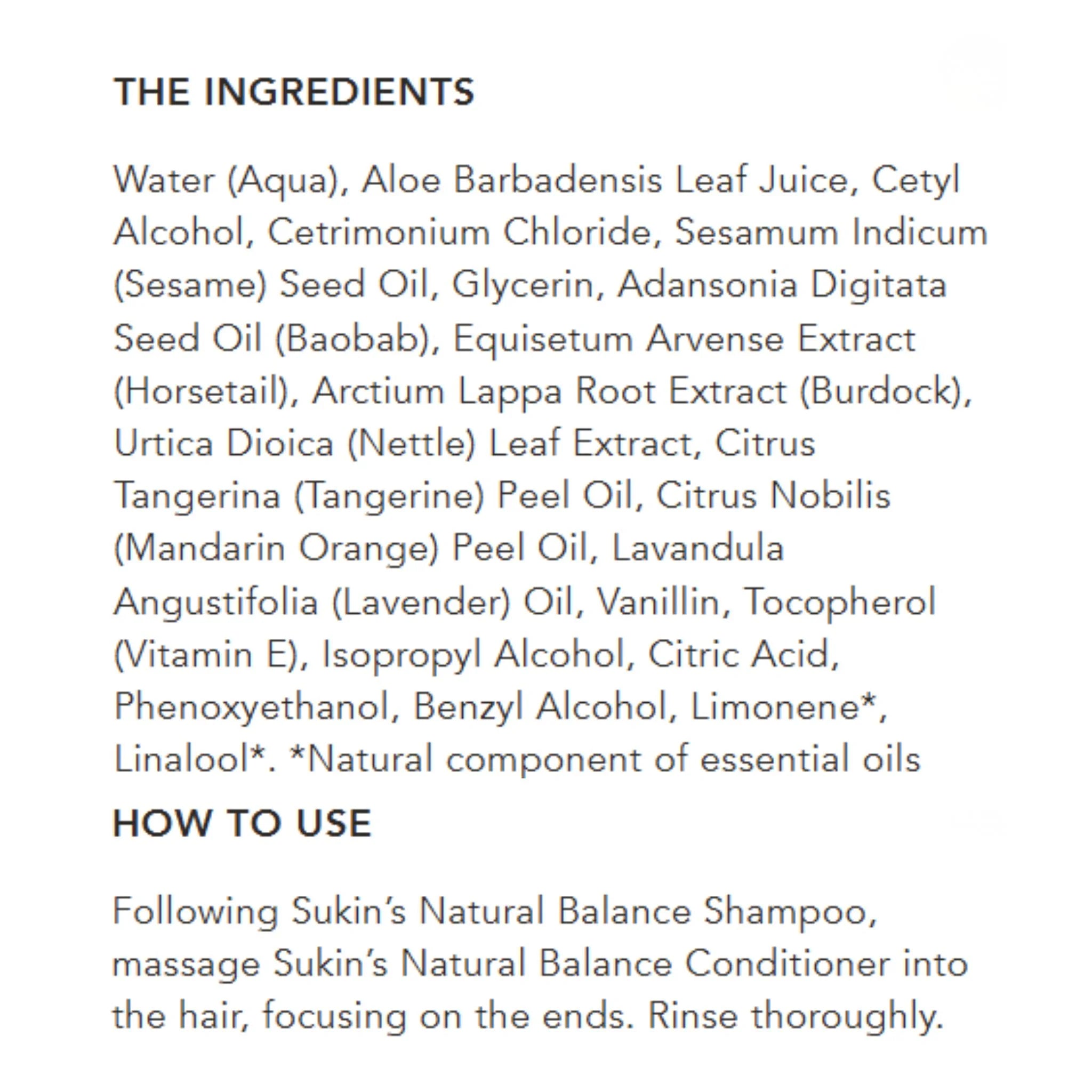 Sukin Natural Balance Conditioner - 500ml