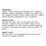 Dr. Bronner's Peppermint Lip Balm 4g