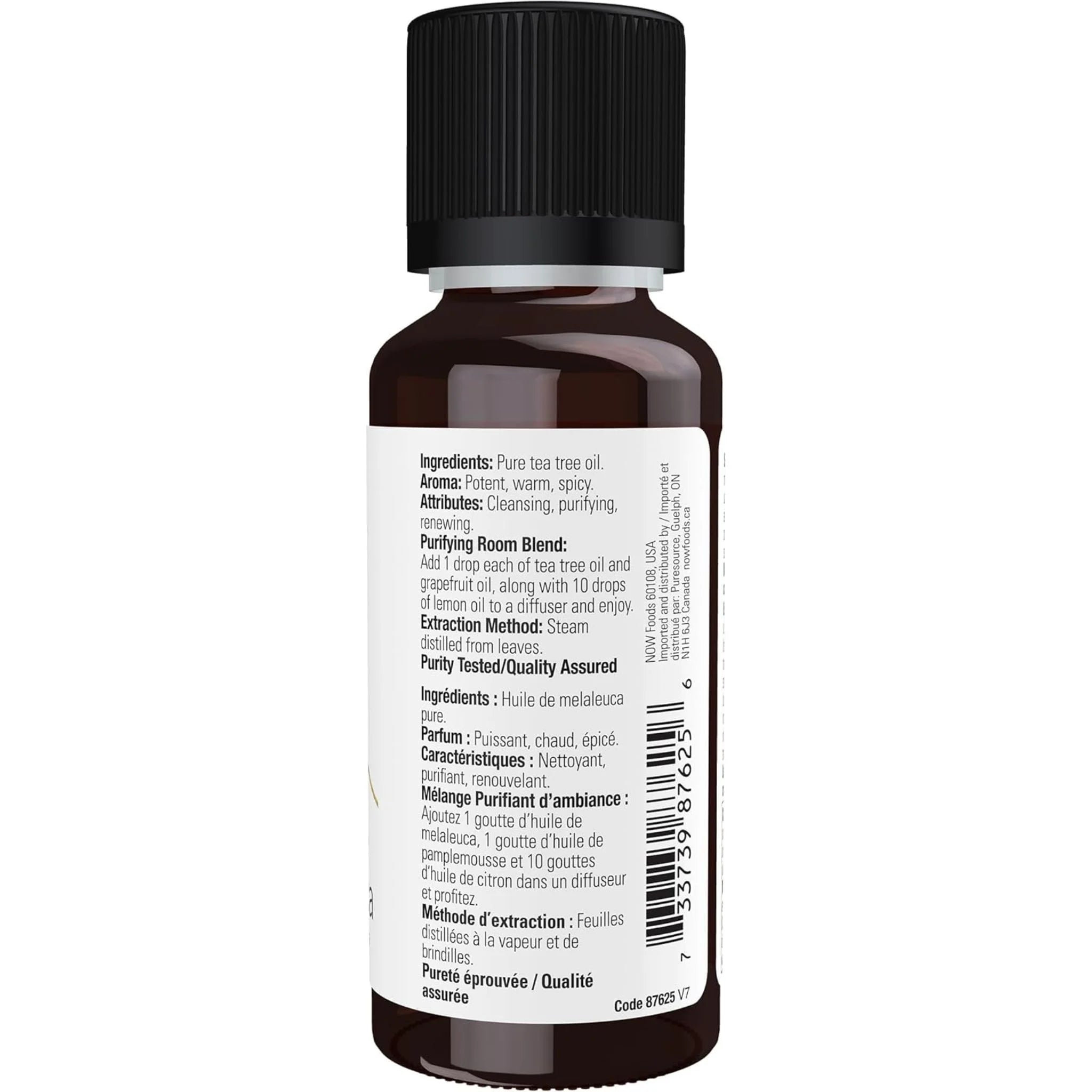 Now Essential Oil Tea Tree Oil - 30ML - Nature's Source Inc