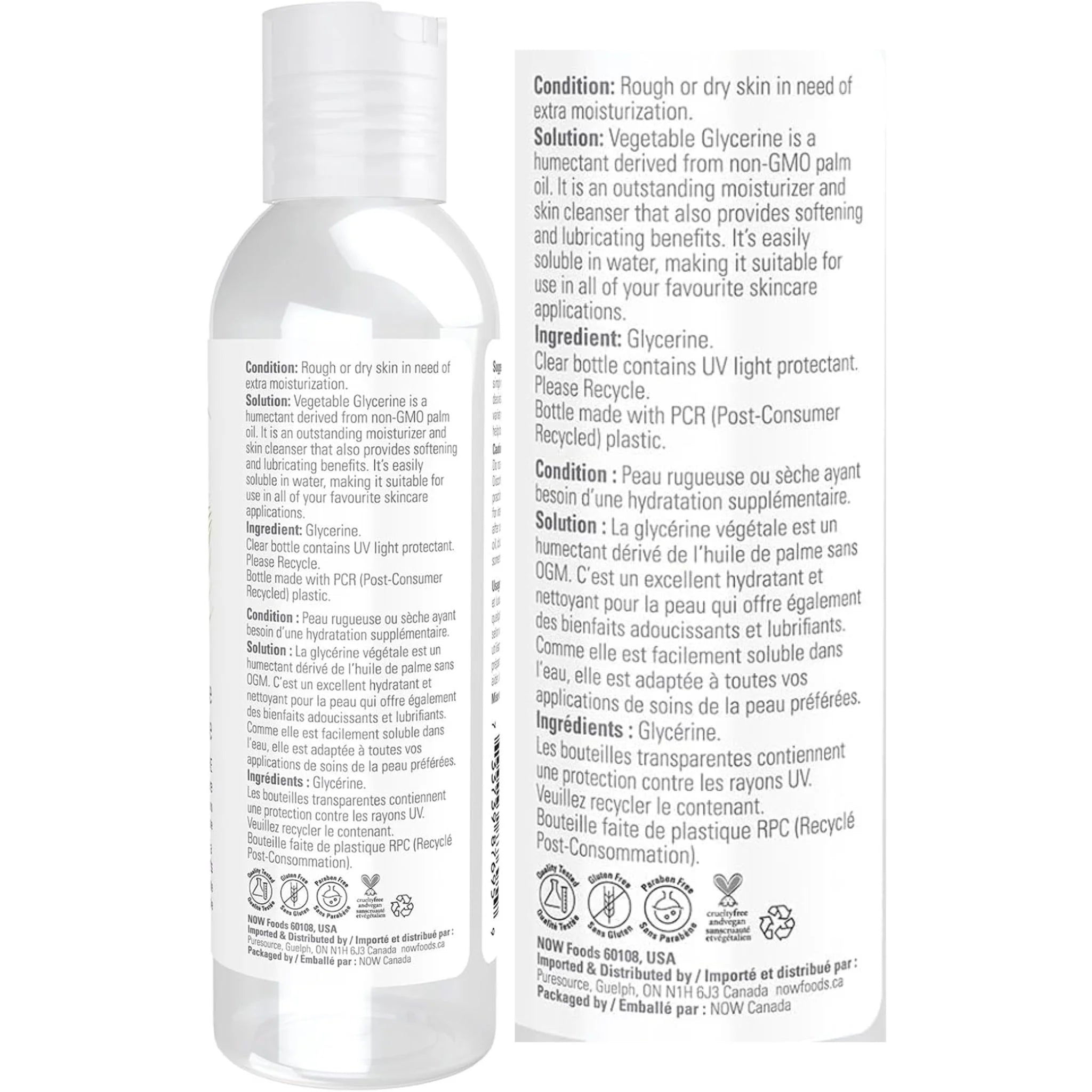 Now Solutions Vegetable Glycerine 118ml