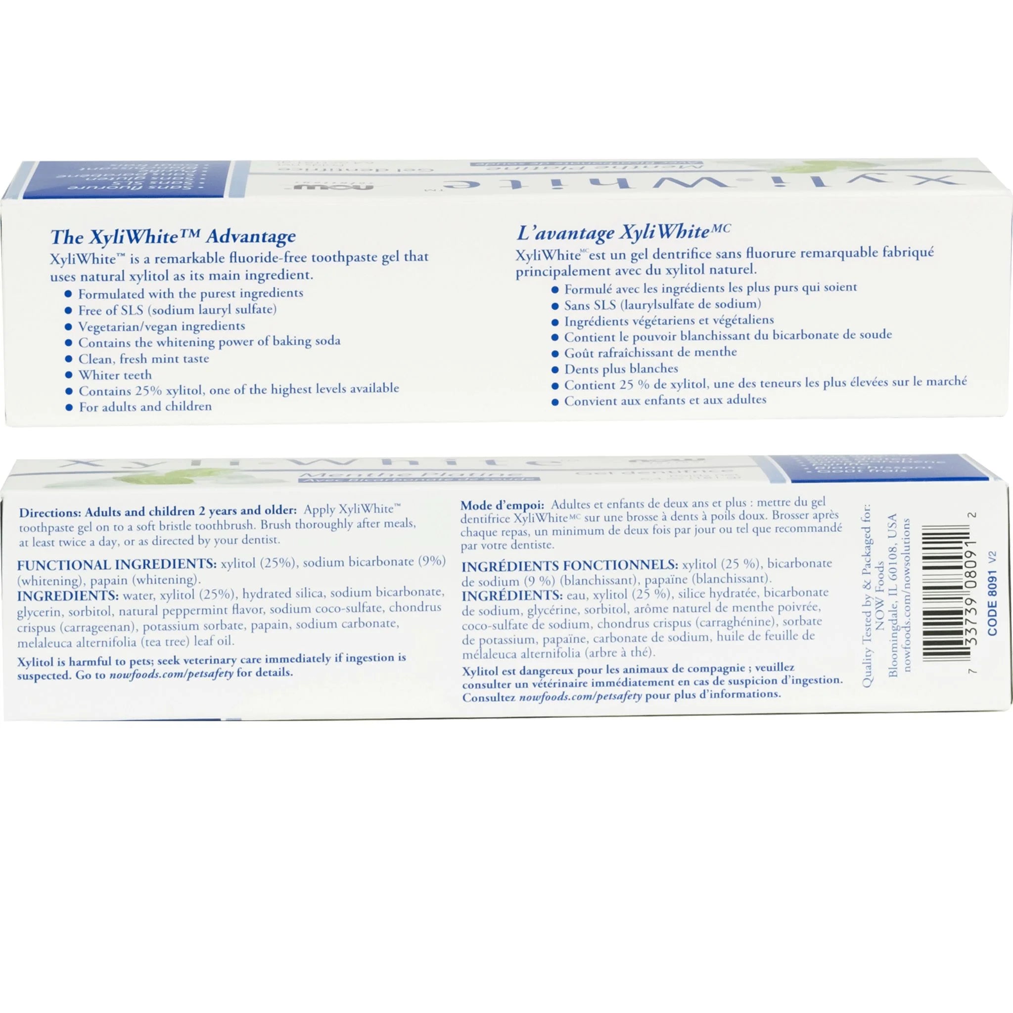 Now Xyli-White Platinum Mint Toothpaste Gel 181g