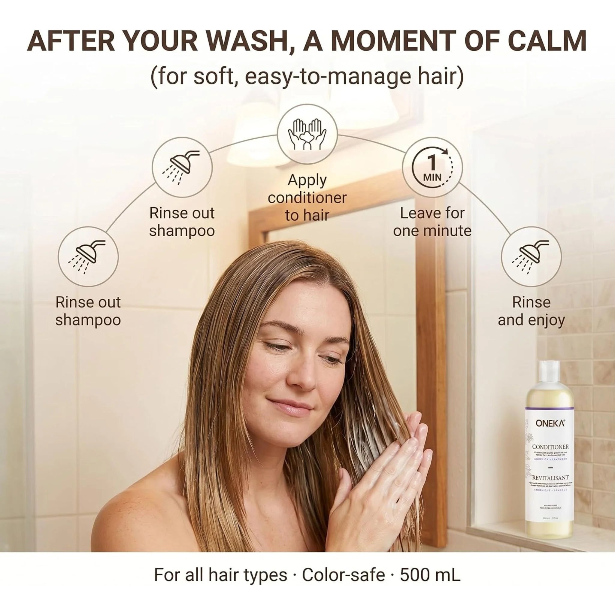 Oneka Angelica & Lavender Conditioner - 500ml