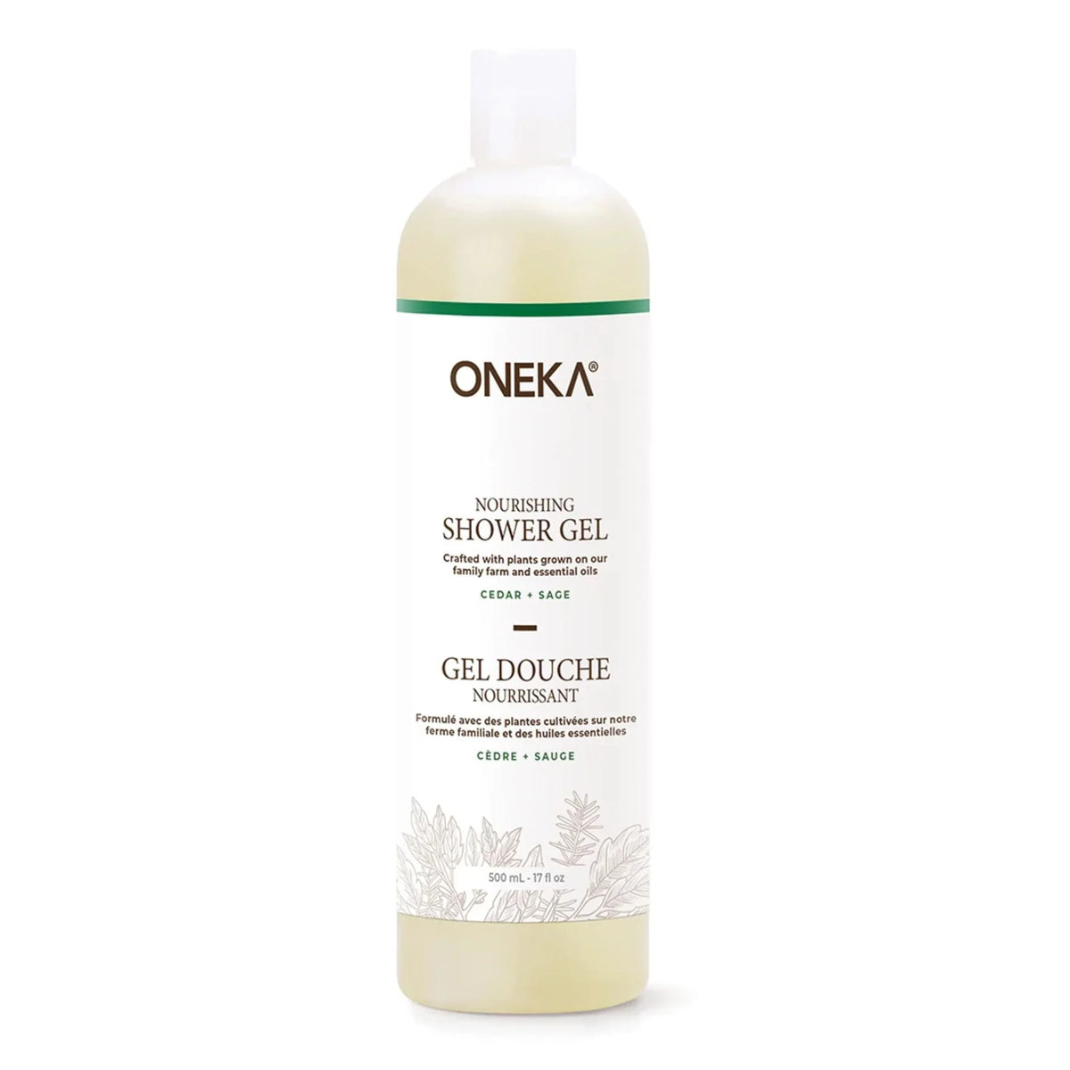 Oneka Shower Gel Cedar + Sage  500ml