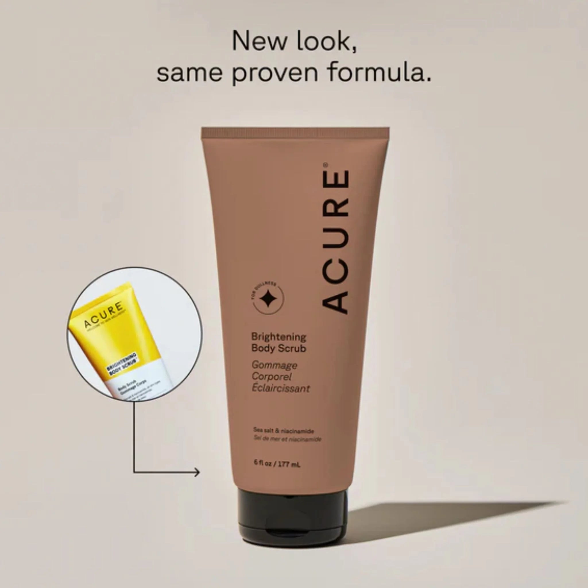 Acure Body Scrub Brightening 177ml