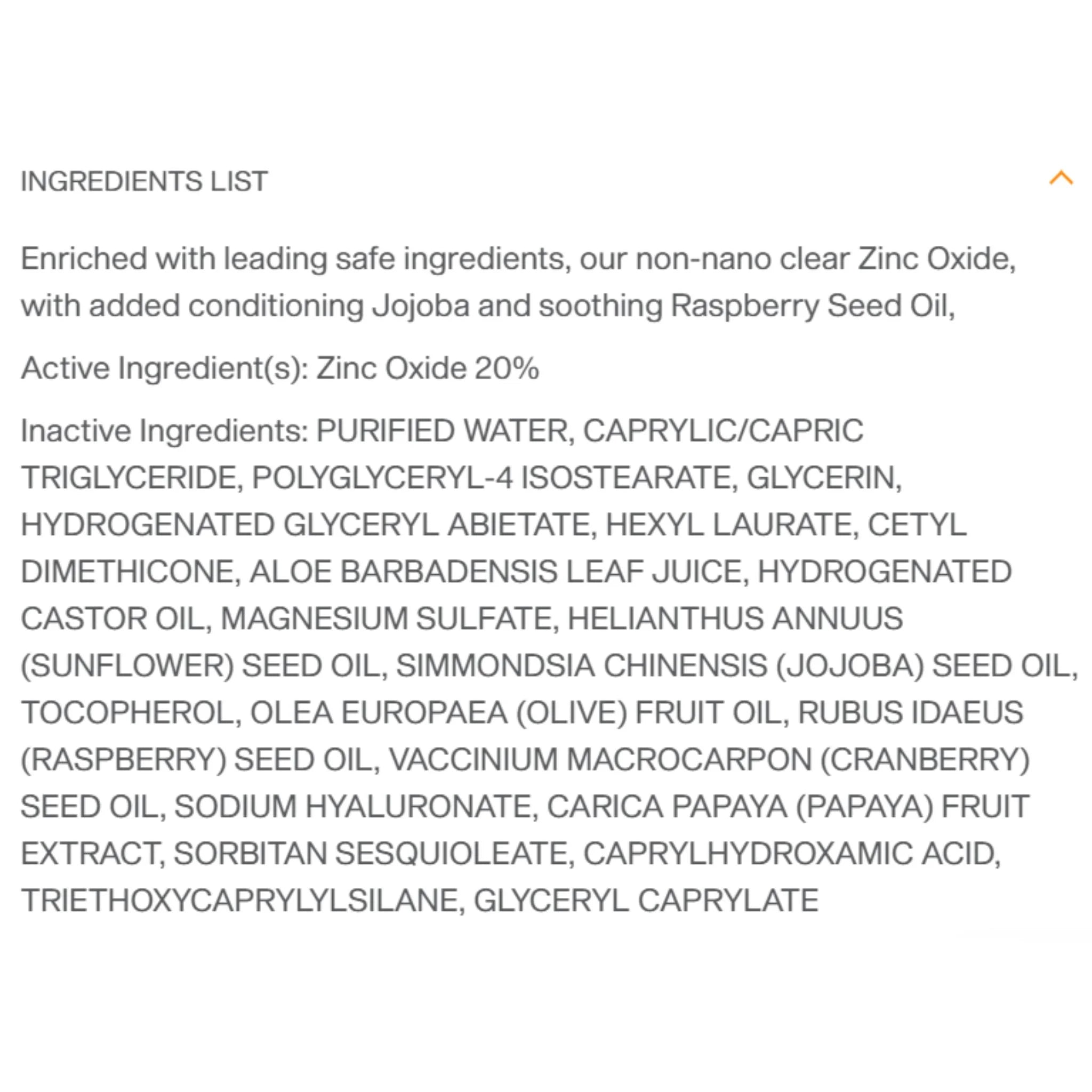 Thinksport Kid Clear Zinc Sunscreen SPF 30 89ml