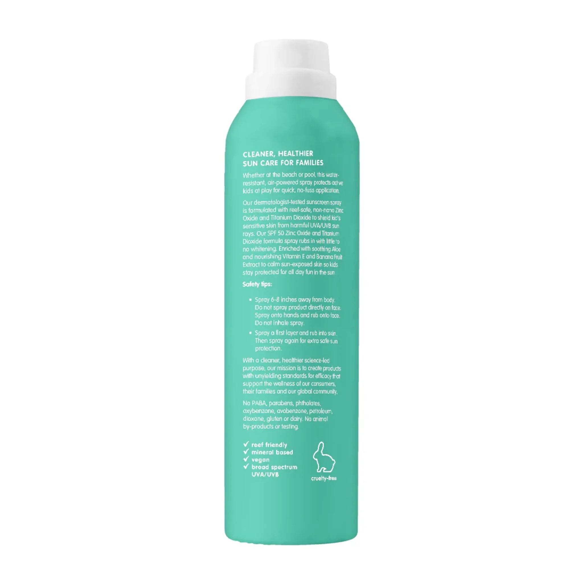 Thinksport Kid Clr Zinc Sunscrn Spray SPF50 177ml