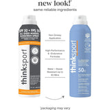 Thinksport Clear Zinc Sunscreen Spray SPF50 177ml