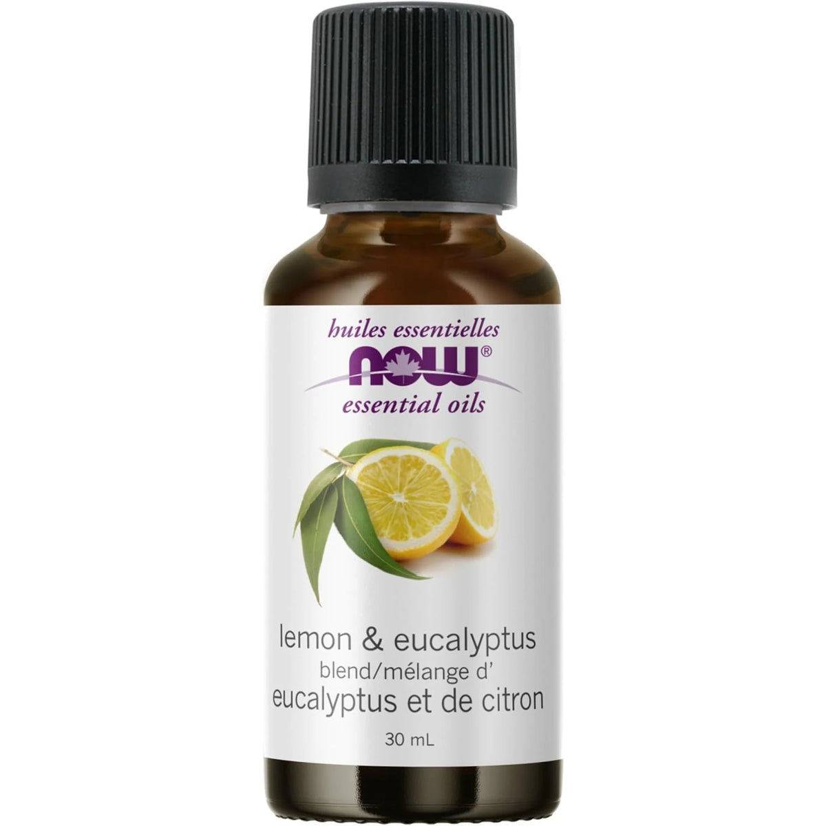 NOW Lemon & Eucalyptus Oil Blend 30mL