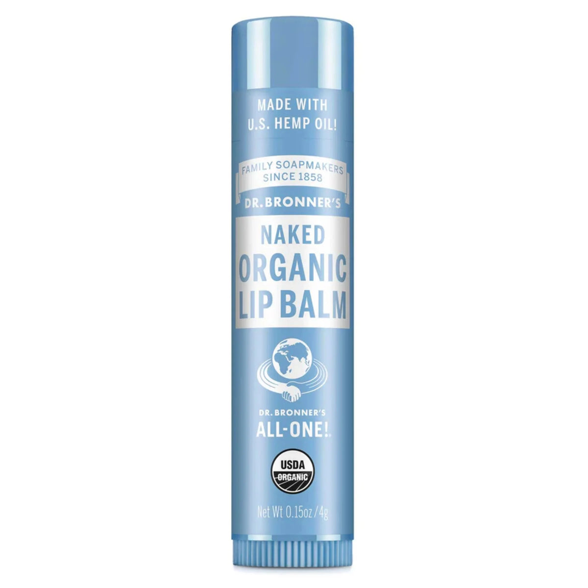 Dr. Bronner's Naked Organic Lip Balm 4g