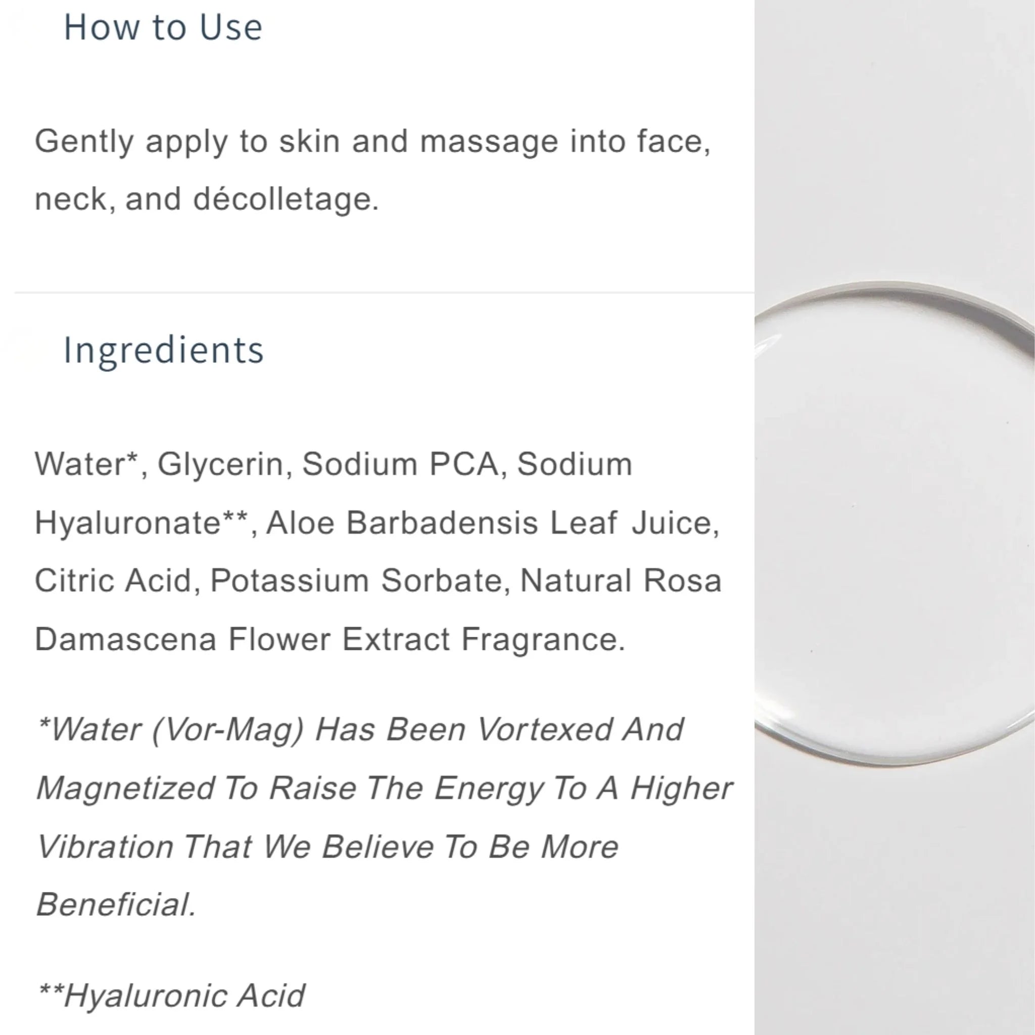 Heritage Store Rosewater Serum 59ml