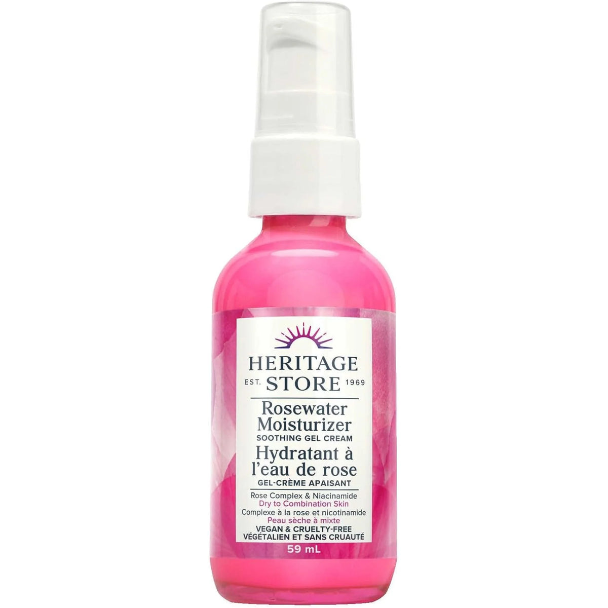 Heritage Store Rosewater Moisturizer Gel Cream 59ml