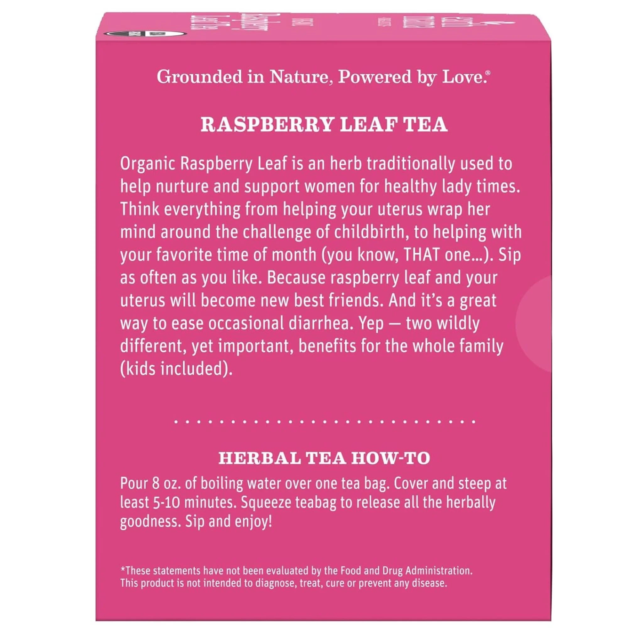 Earth Mama Organic Raspberry Leaf Tea 16bags