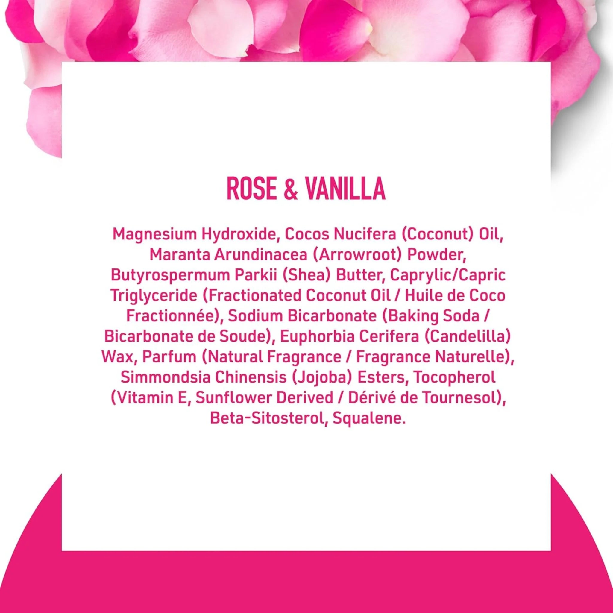 Schmidt's Deodorant Rose & Vanilla 75g