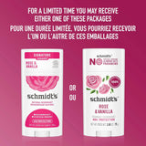 Schmidt's Deodorant Rose & Vanilla 75g
