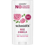 Schmidt's Deodorant Rose & Vanilla 75g