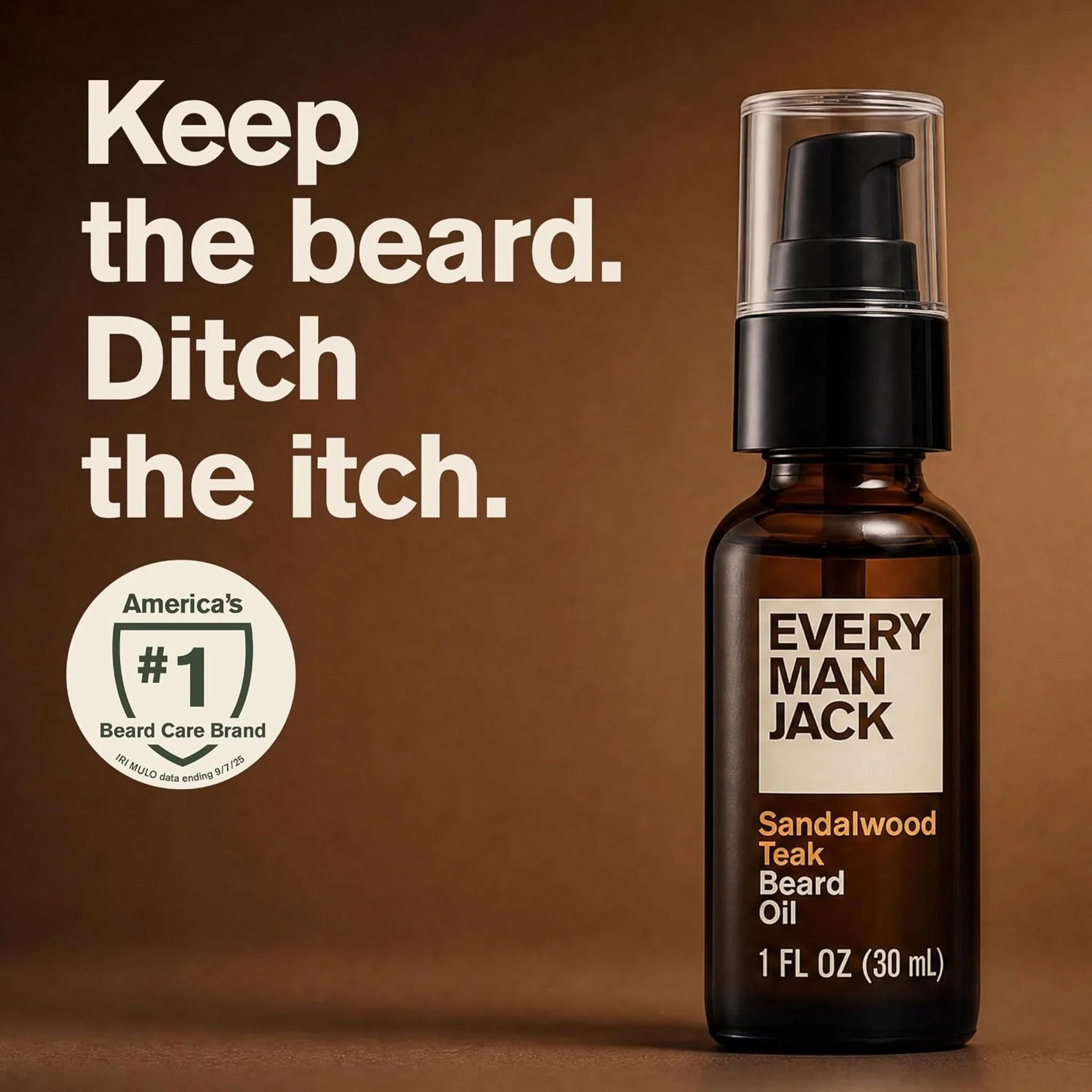 Every Man Jack Beard Oil Sandalwood 30ml