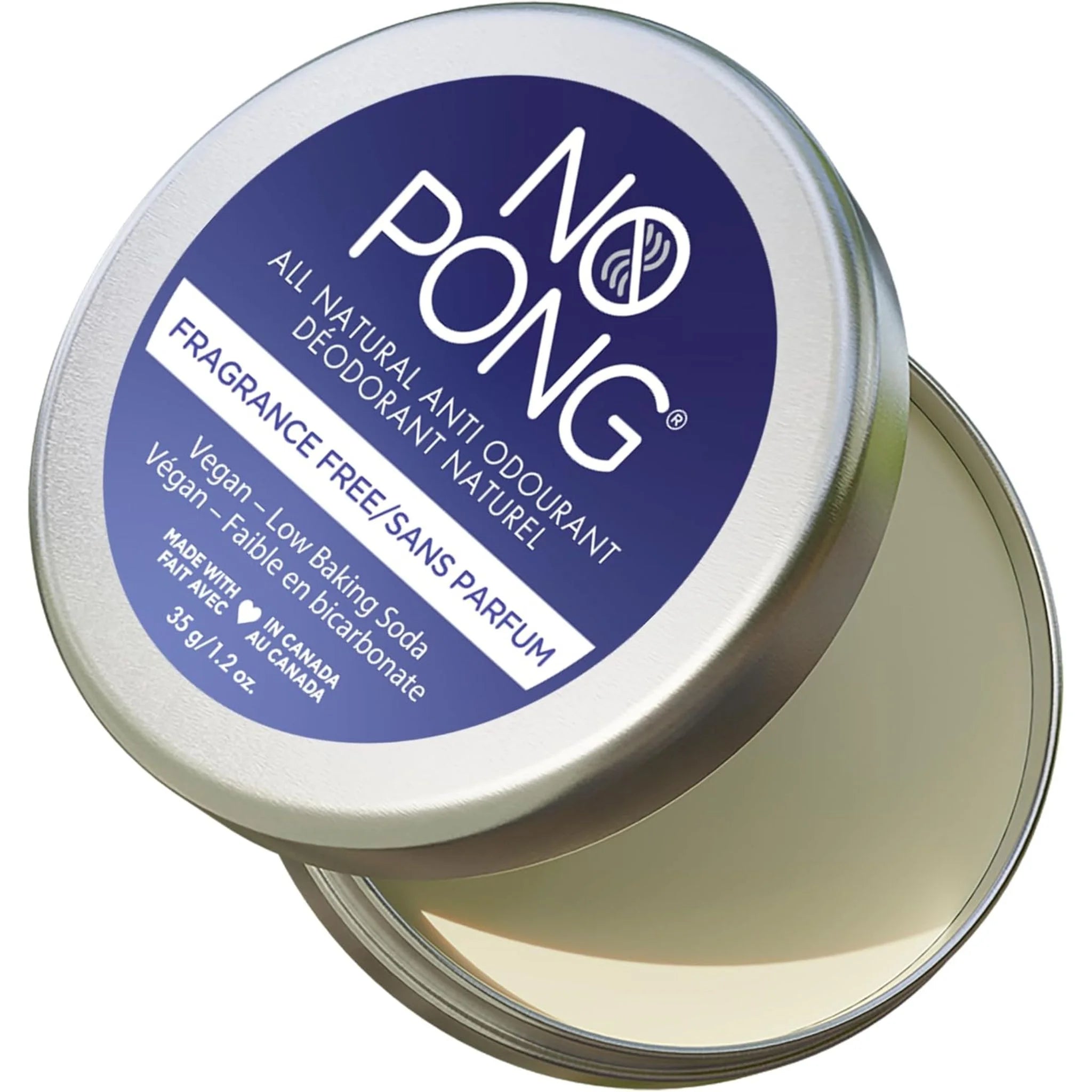 No Pong Deodorant Vega Fragrance Free 35g