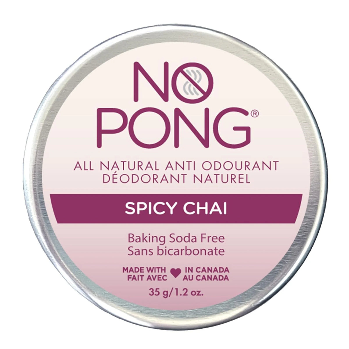 No Pong Deodorant Original Spicy Chai 35g