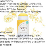Satya Organic Eczema Relief Easy Glide Stick 30ml