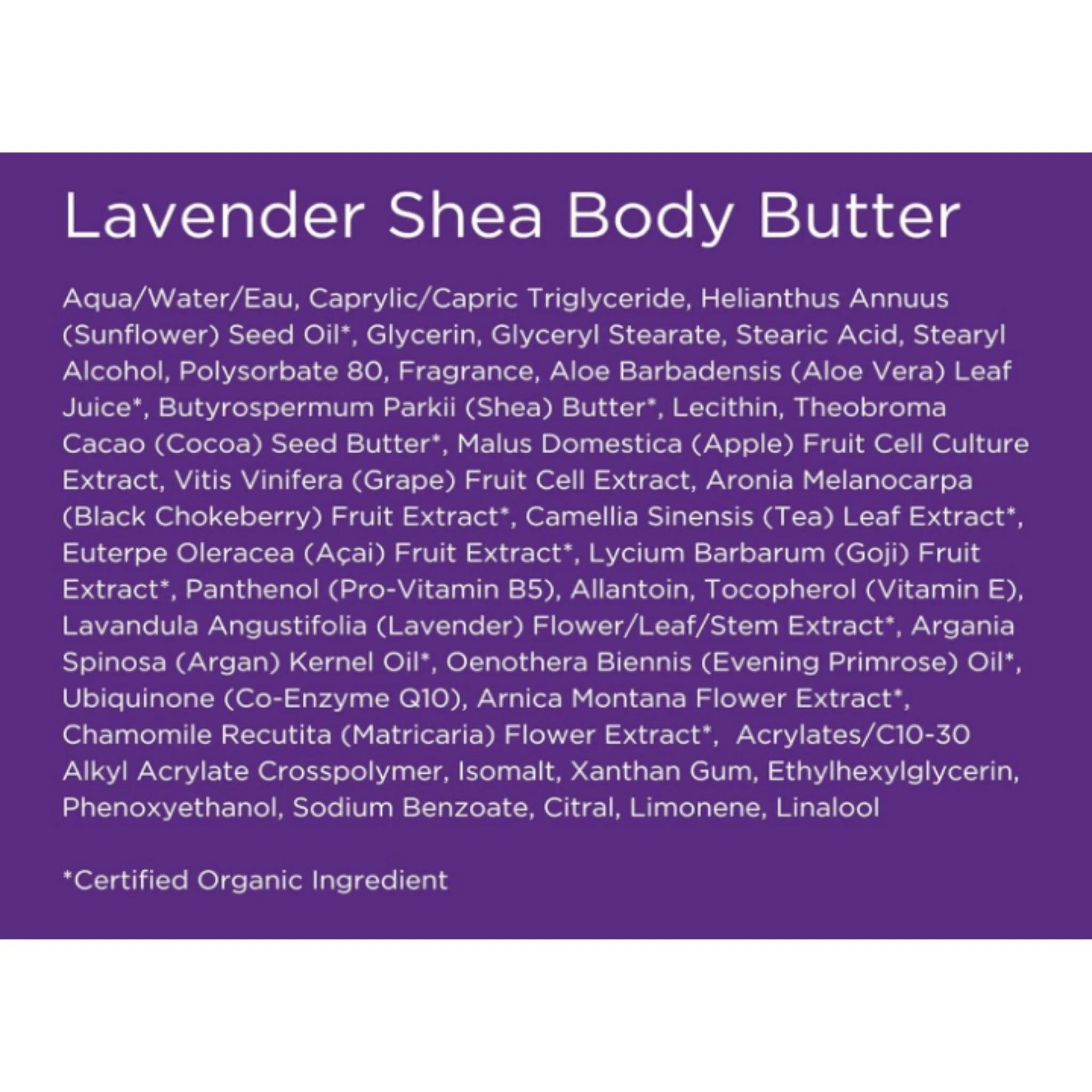 Andalou Lavender Shea Body Butter 236ml