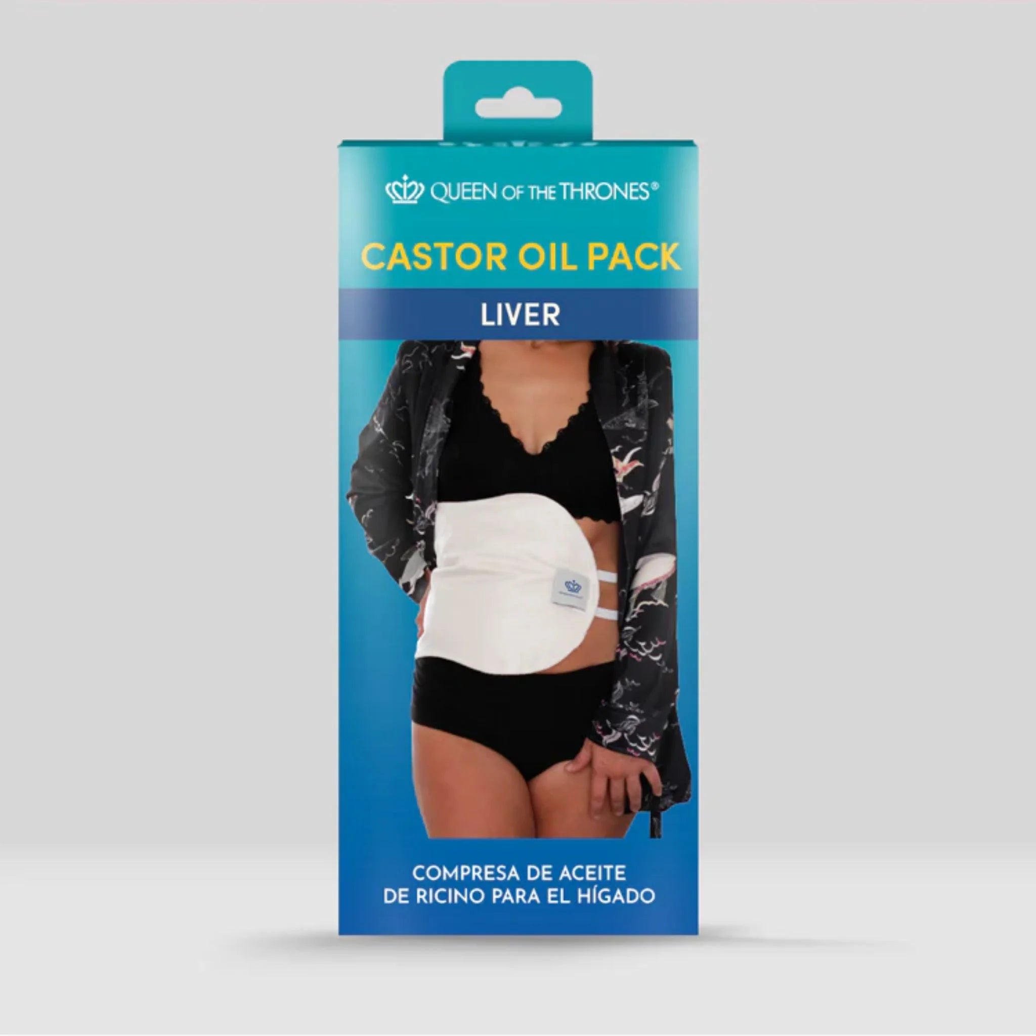 Queen of the Thrones Castor Oil Liver Pack 1un - Nature's Source Inc