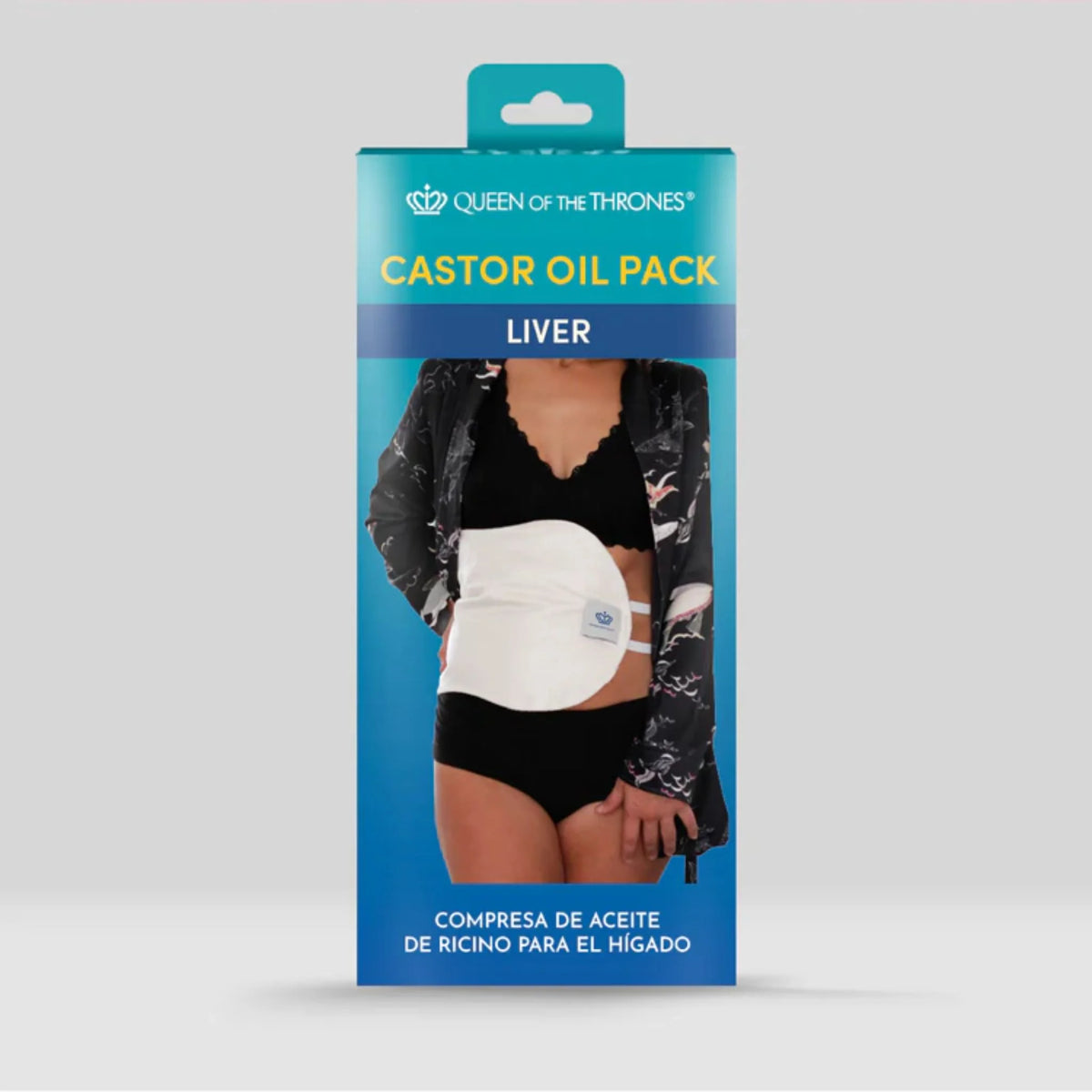 Queen of the Thrones Castor Oil Liver Pack 1un - Nature's Source Inc