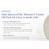 Queen of the Thrones Castor Oil Liver Pack 1un - Nature's Source Inc