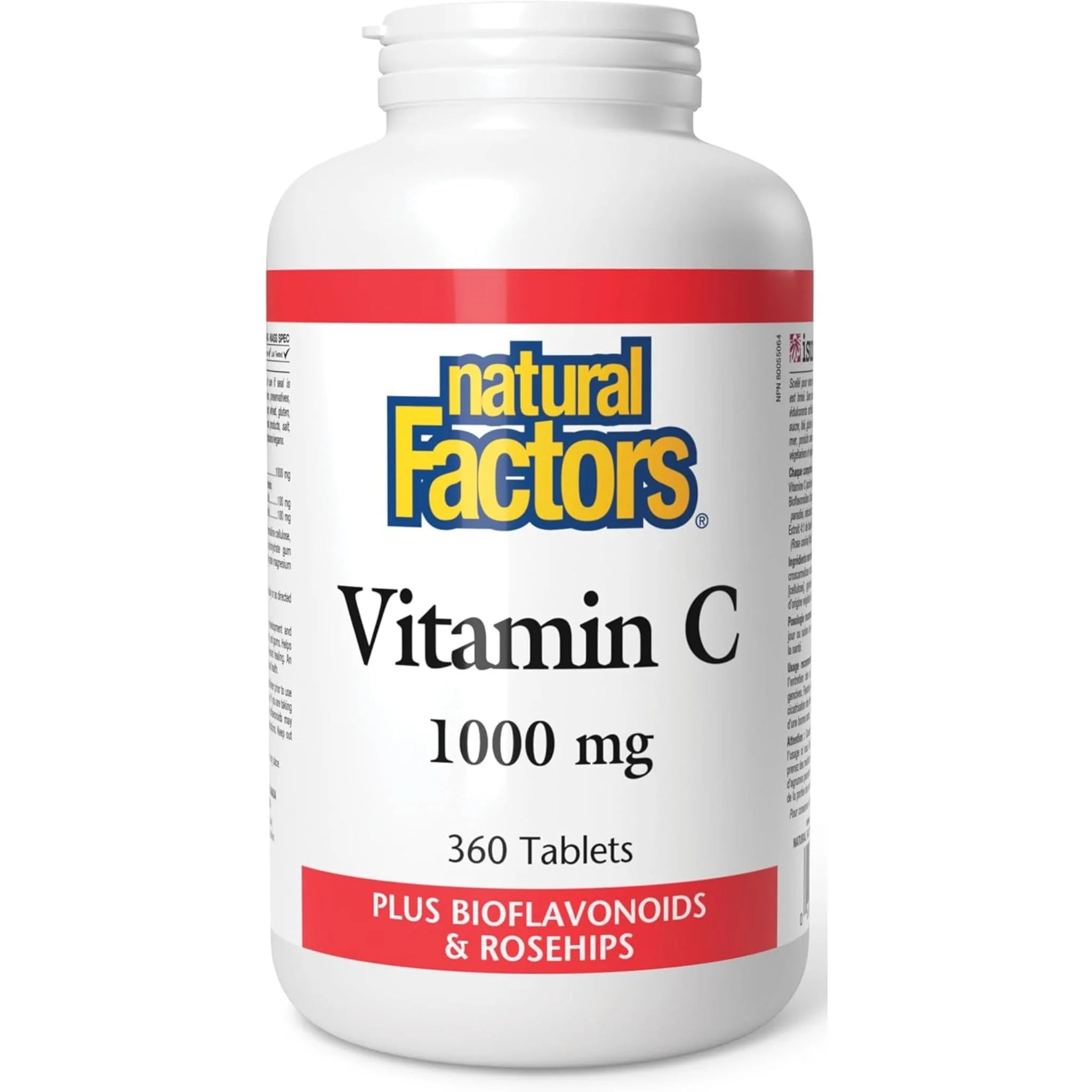 Natural Factors Vitamin C Plus Bioflavonoids 360t - Nature's Source Inc