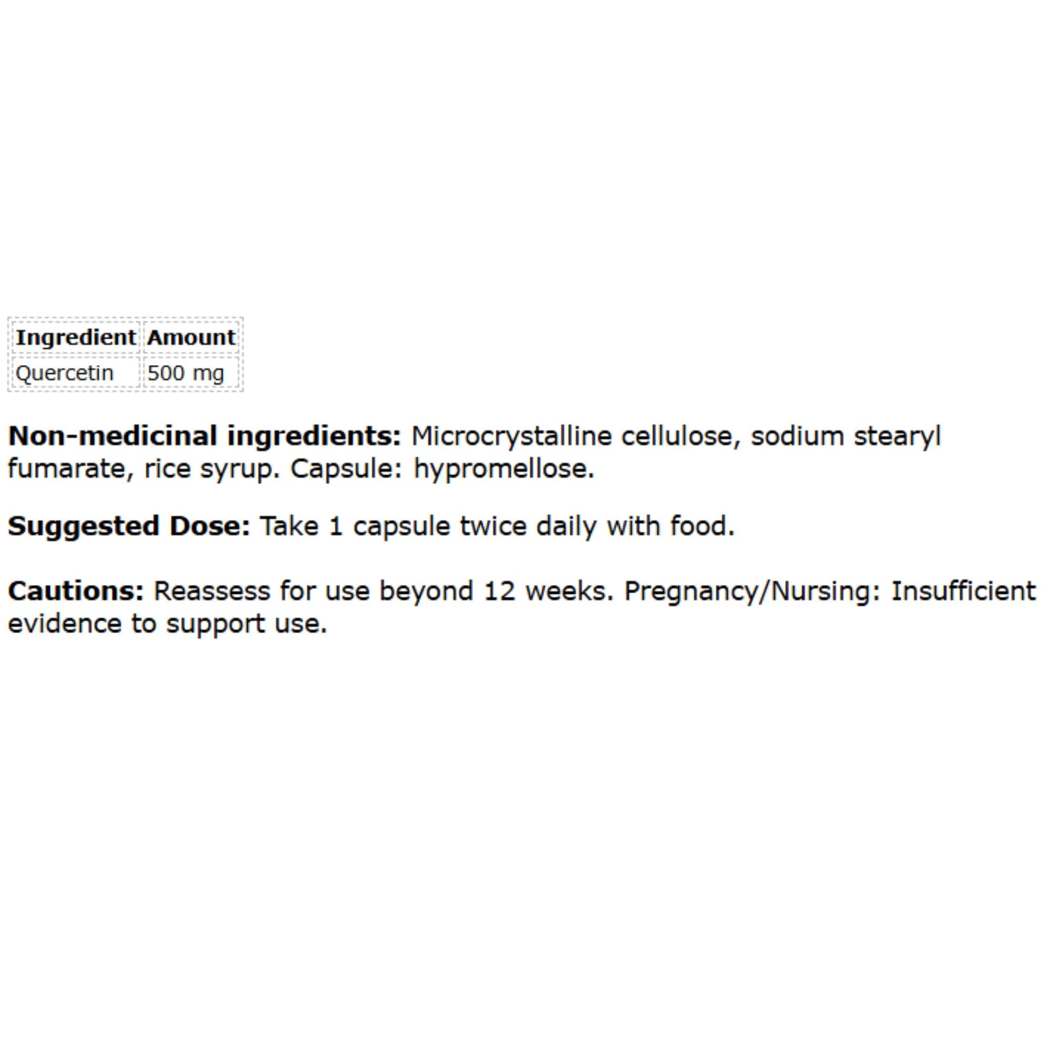 AOR Pro Quercetin 120 Veg-Caps - Nature's Source Inc
