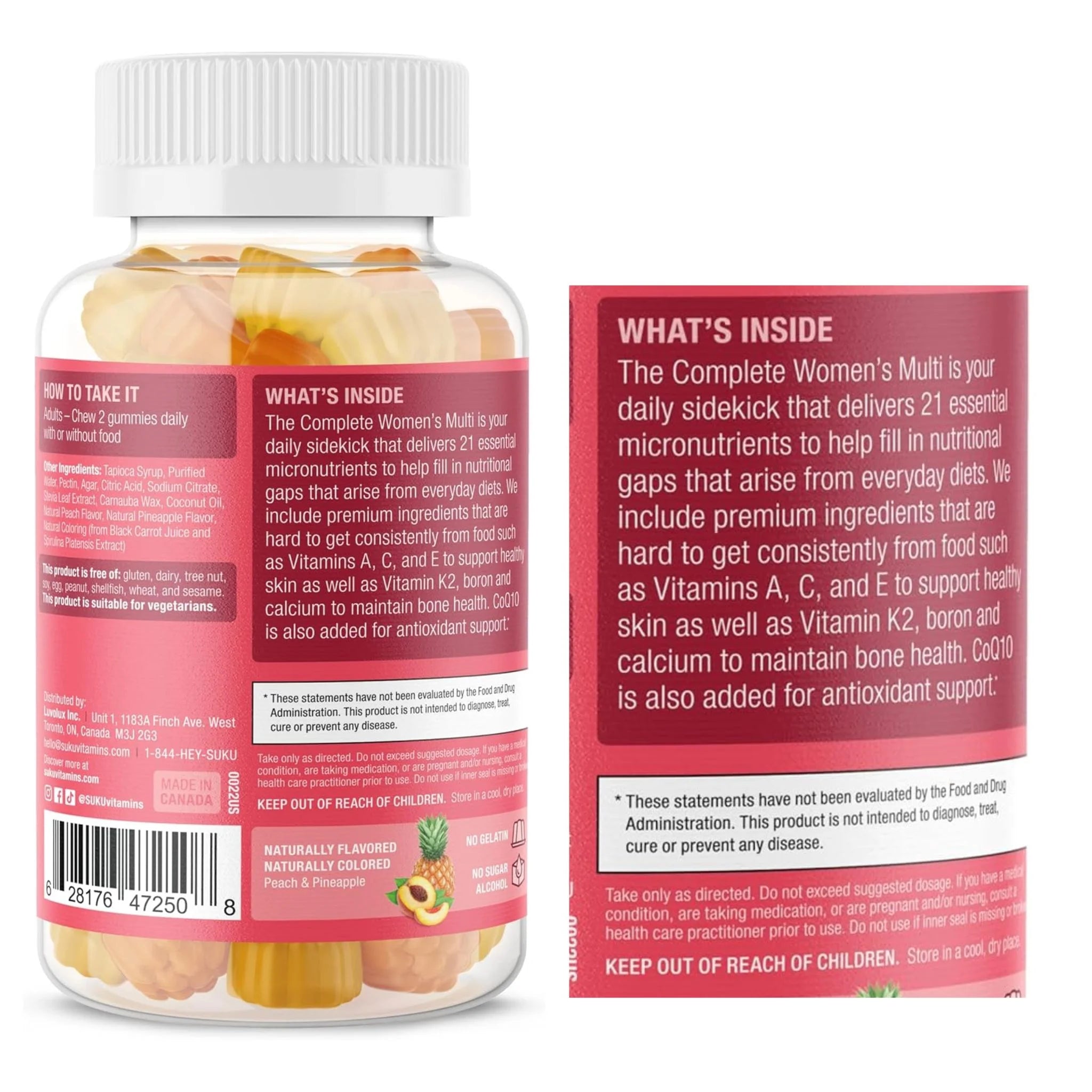 Suku Complete Womens Multivitamin 60ct - Nature's Source Inc