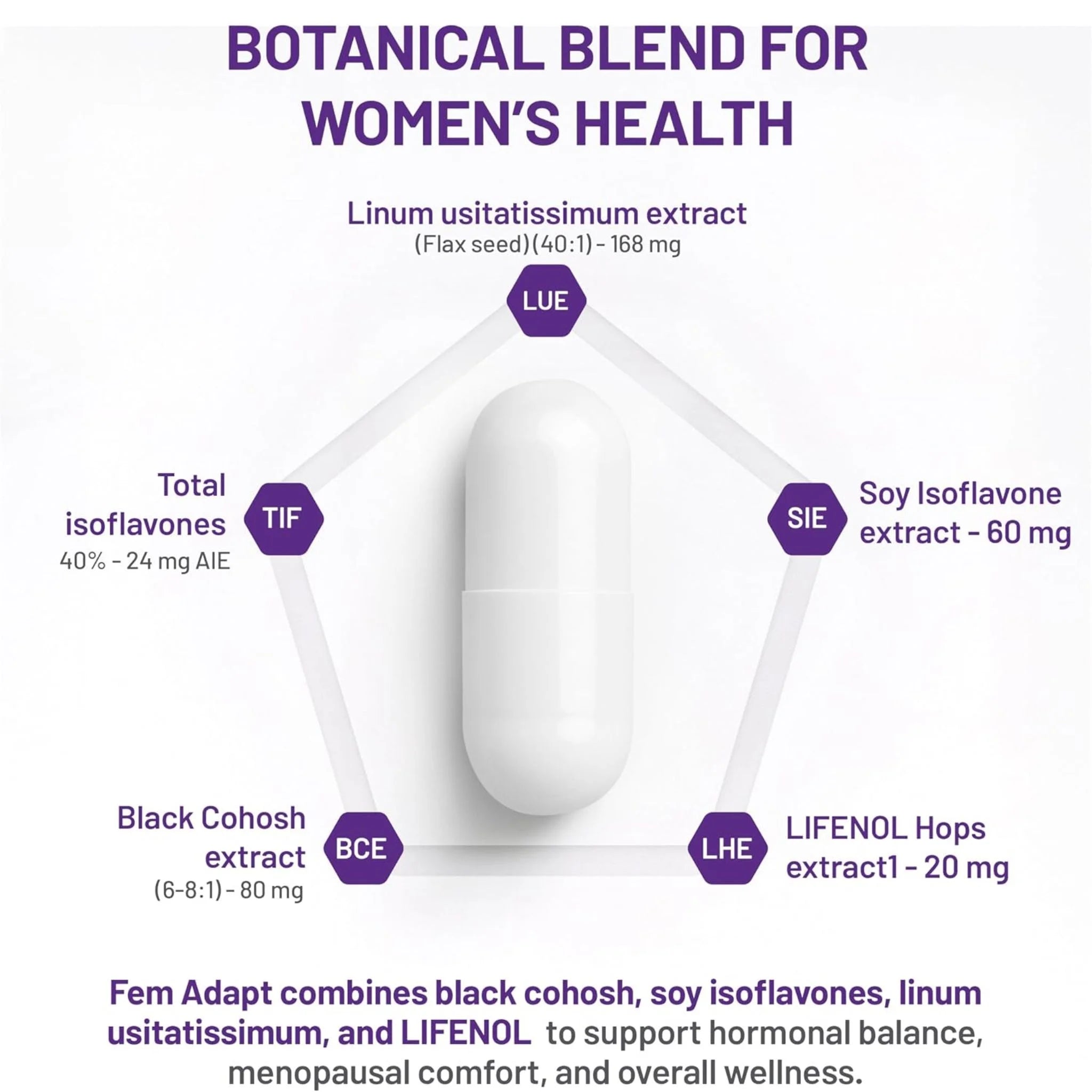 AOR Fem Adapt 60 Capsules - Nature's Source Inc