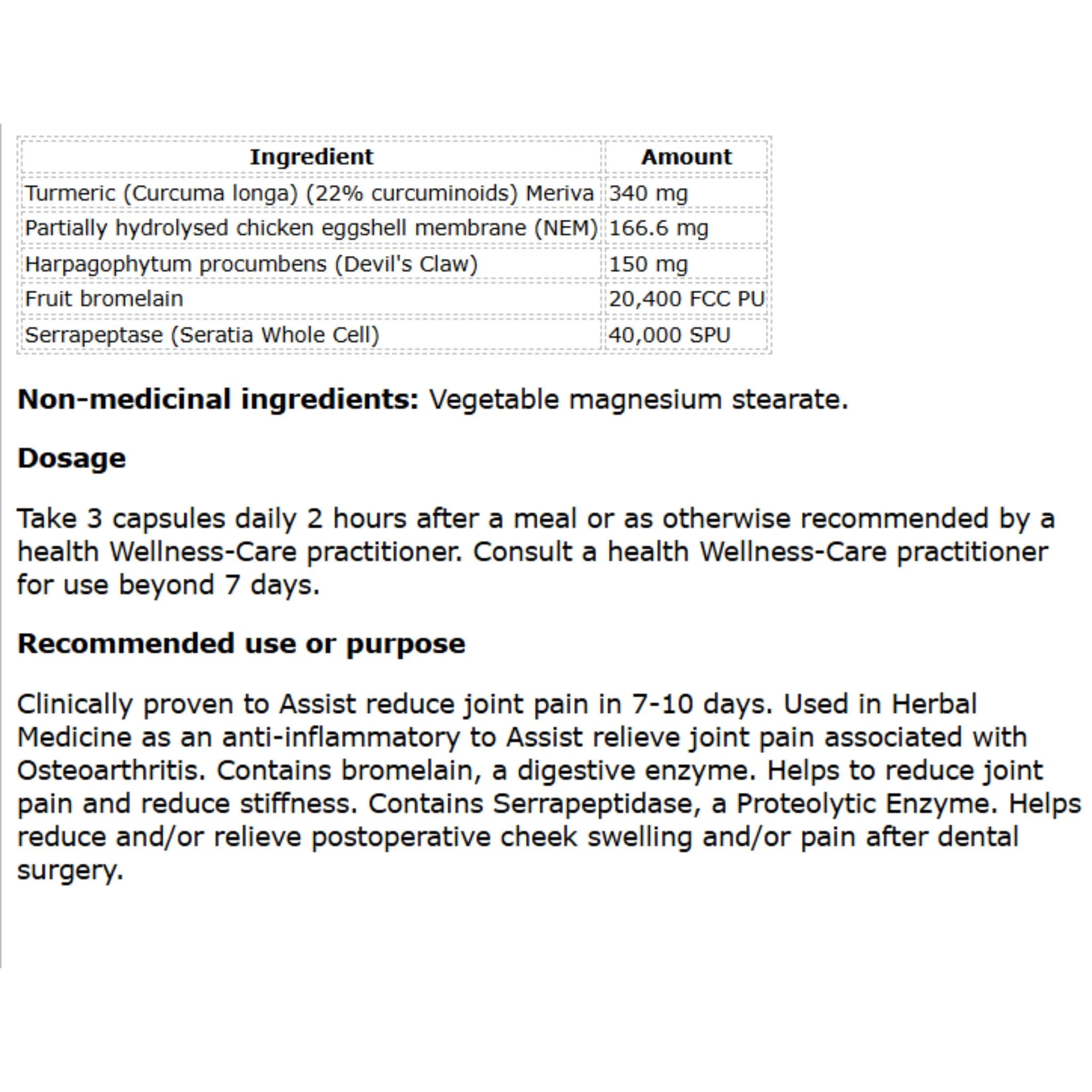 Alterra Infla-Med 60 Veg-Caps - Nature's Source Inc