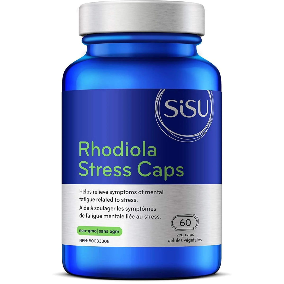 Sisu Rhodiola Stress Caps 60 Veg Capsules - Nature's Source Inc