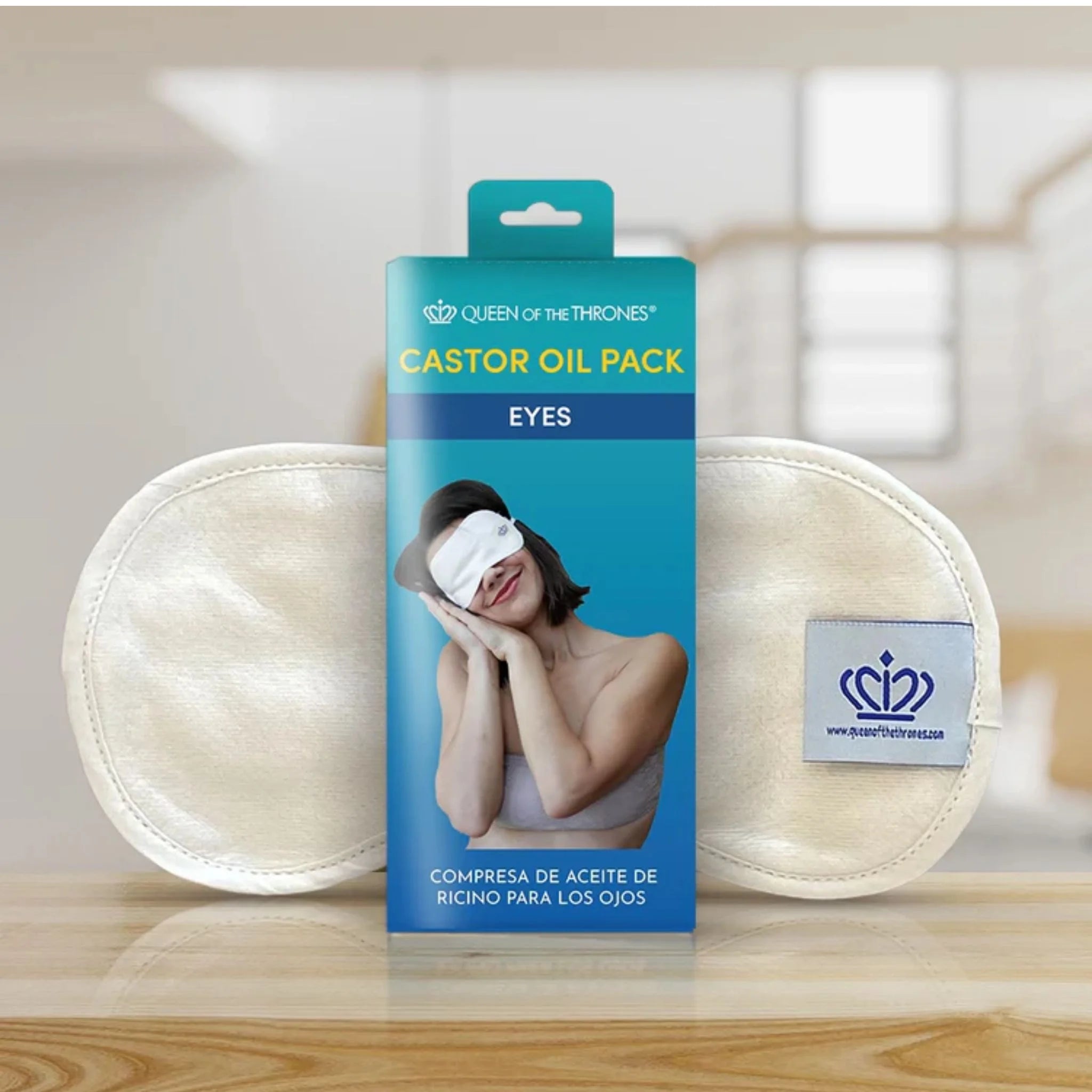 Queen of the Thrones Castor Oil Eye Compress 1un