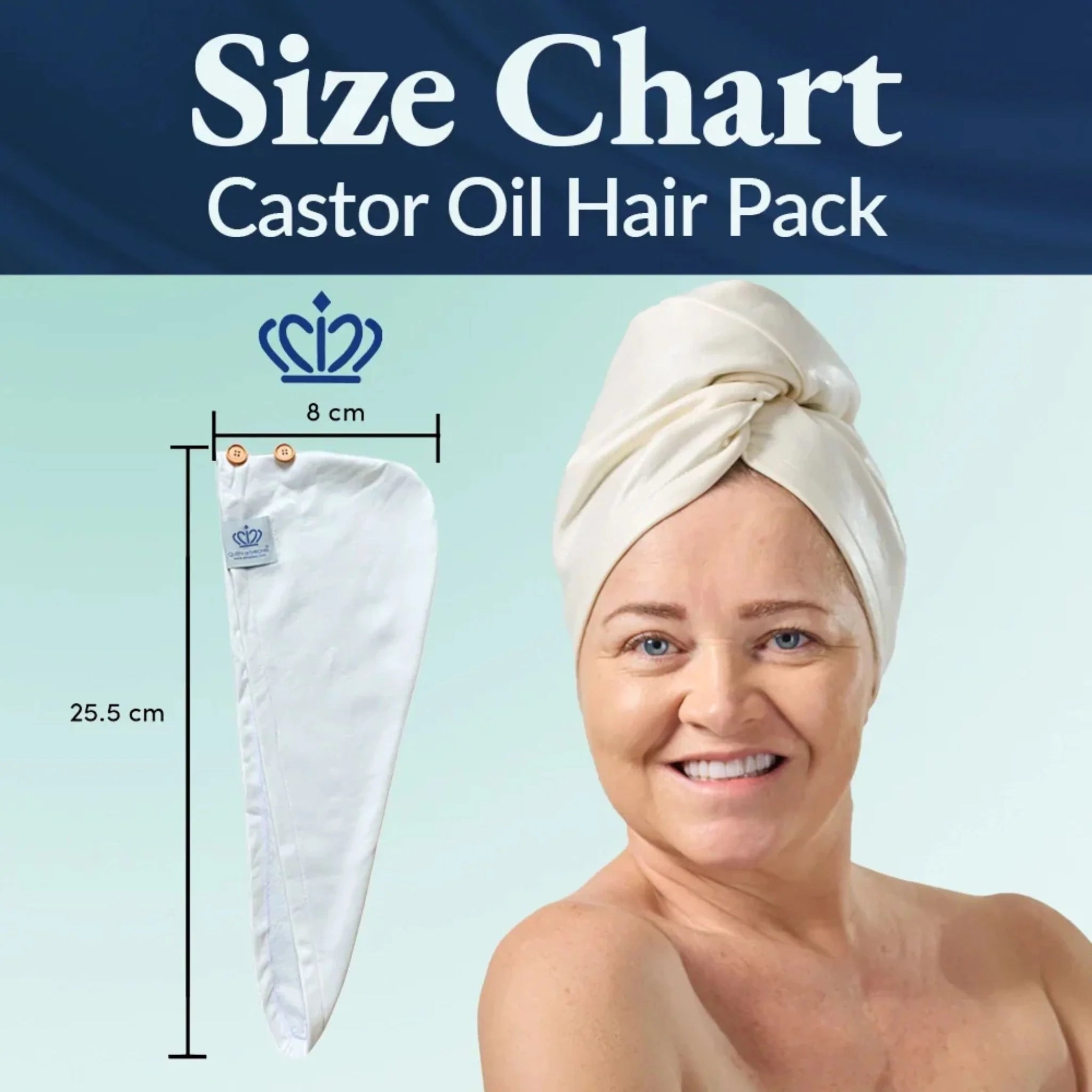 Queen of the Thrones Castor Oil Hair Wrap 1un