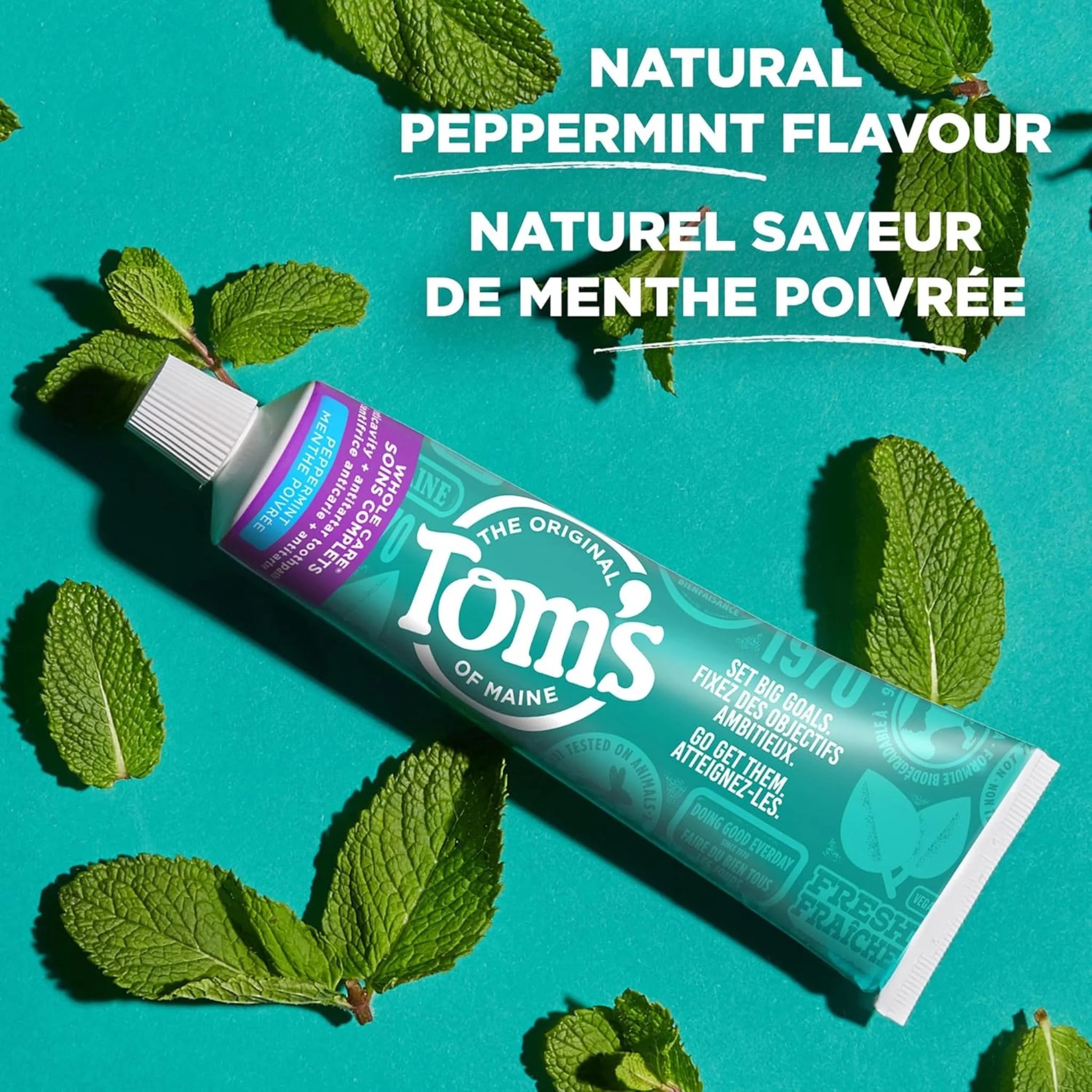 Tom's Of Maine Toothpaste Whole Care Pepprmnt 85ml