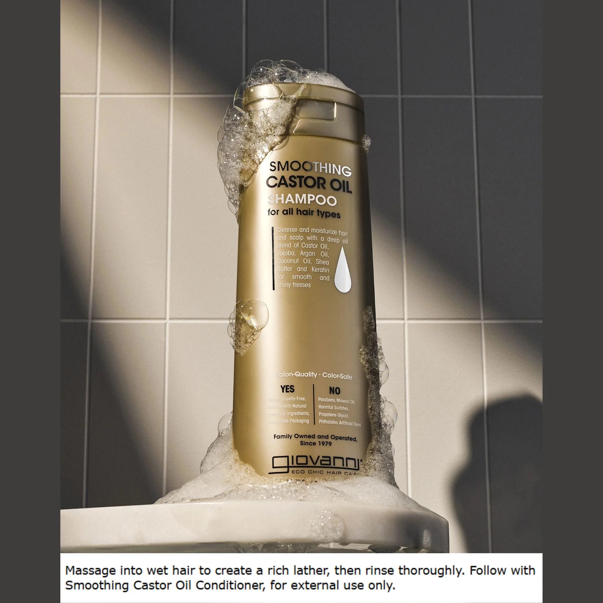 Giovanni Smoothing Castor Oil Shampoo 399ml