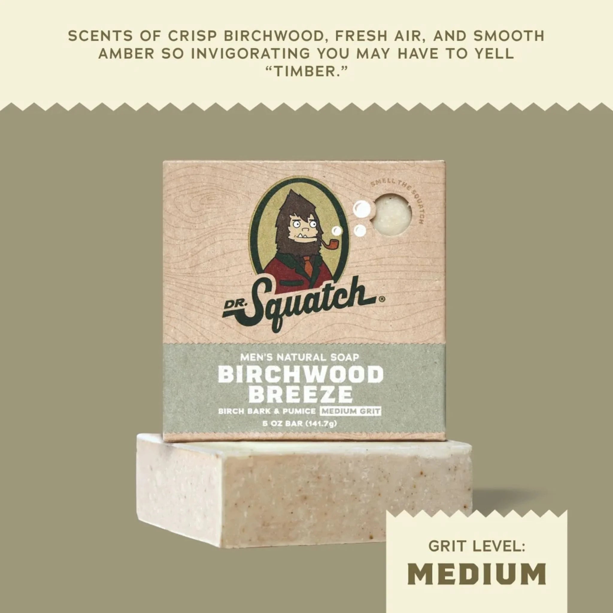 Dr. Squatch Soap Birchwood Breeze 141.7g
