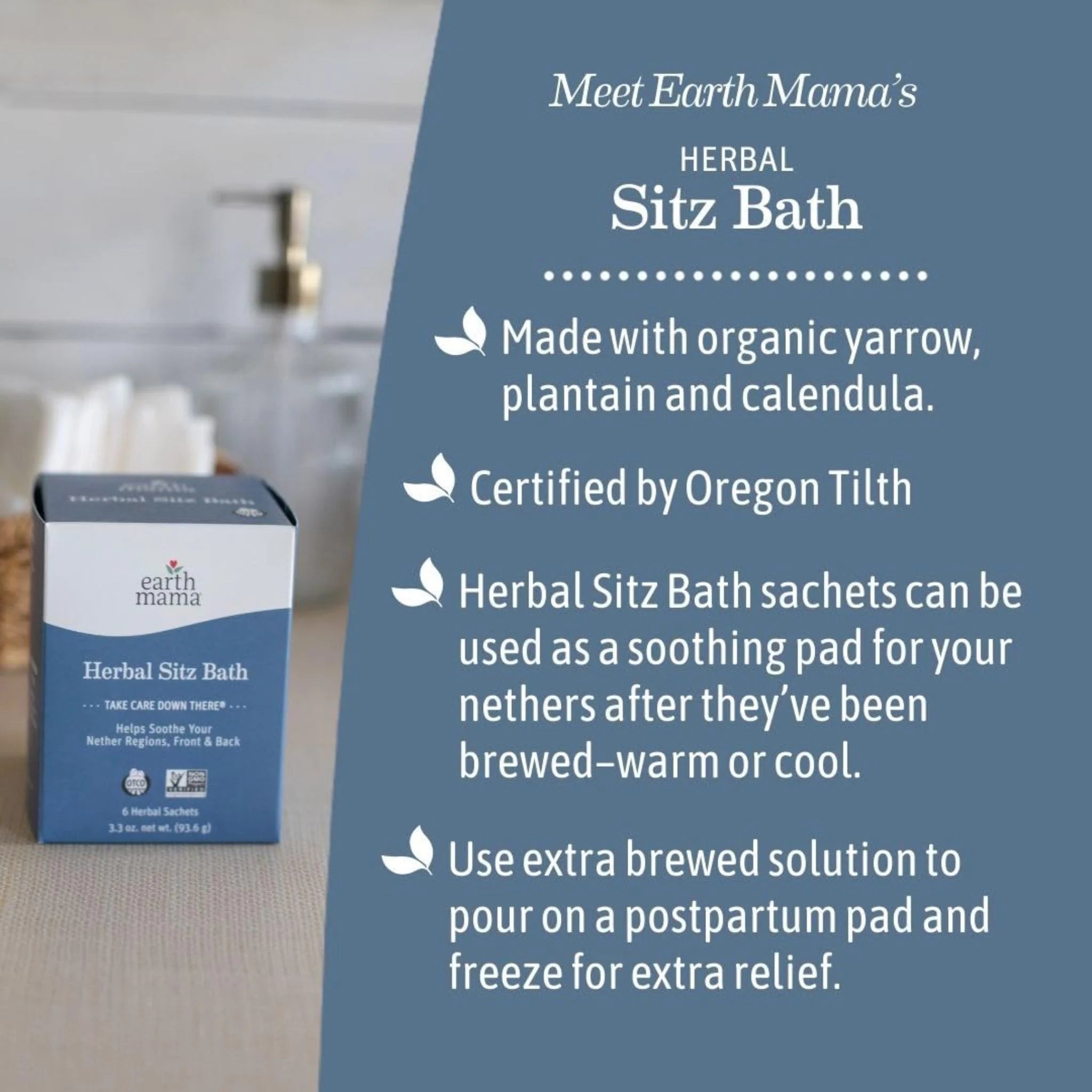 Earth Mama Organic Herbal Sitz Bath 94g - Nature's Source Inc