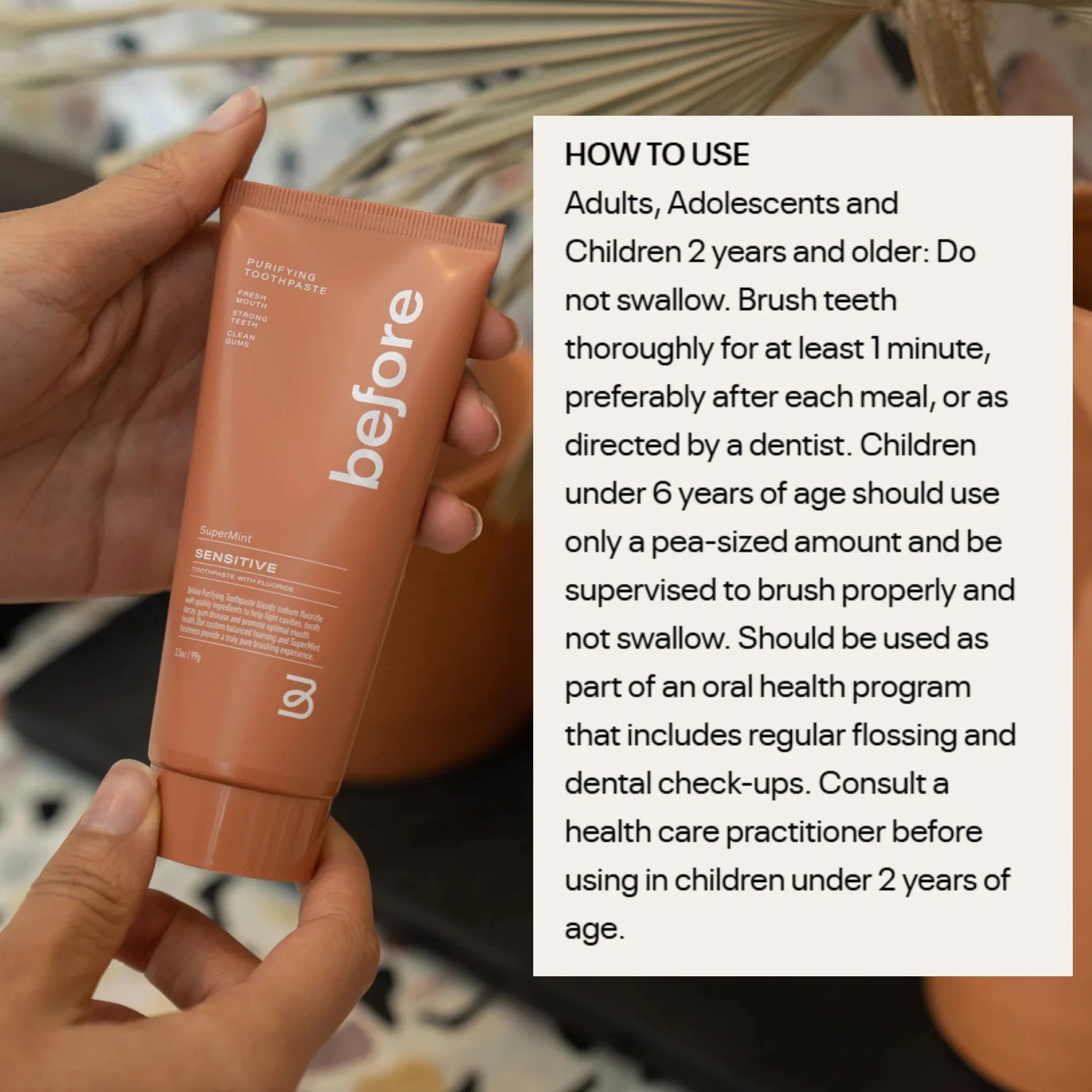 Before Self Care Sensitive Toothpaste 100ml