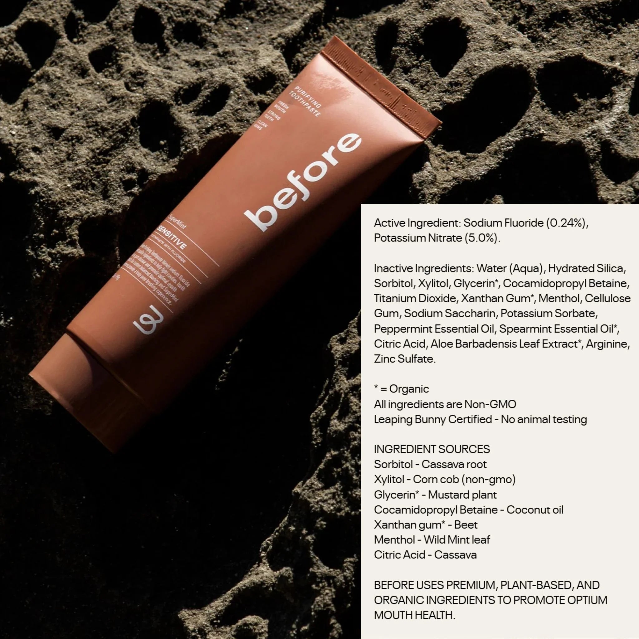Before Self Care Sensitive Toothpaste 100ml