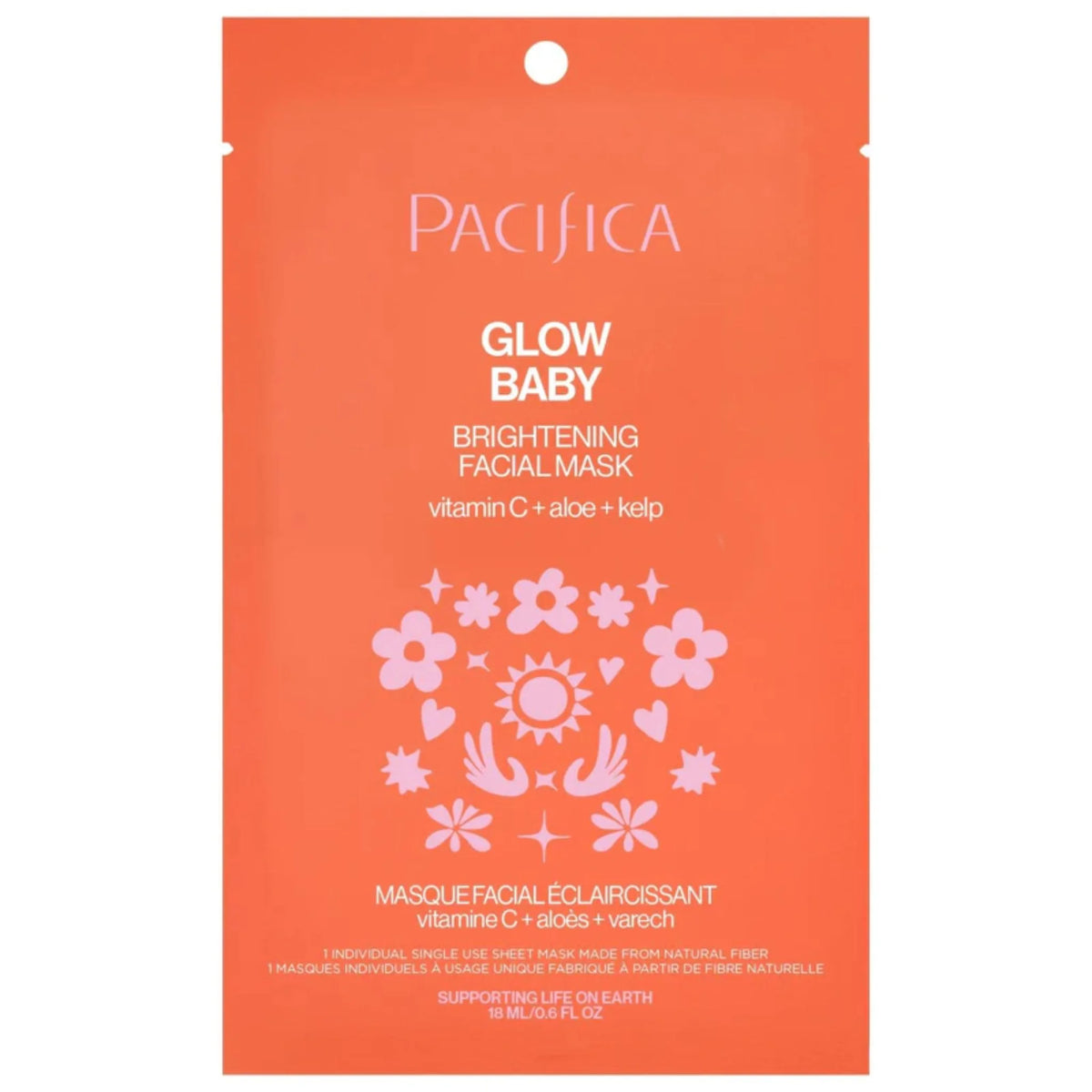 Pacifica Glow Baby Brightening Facial Mask 18ml