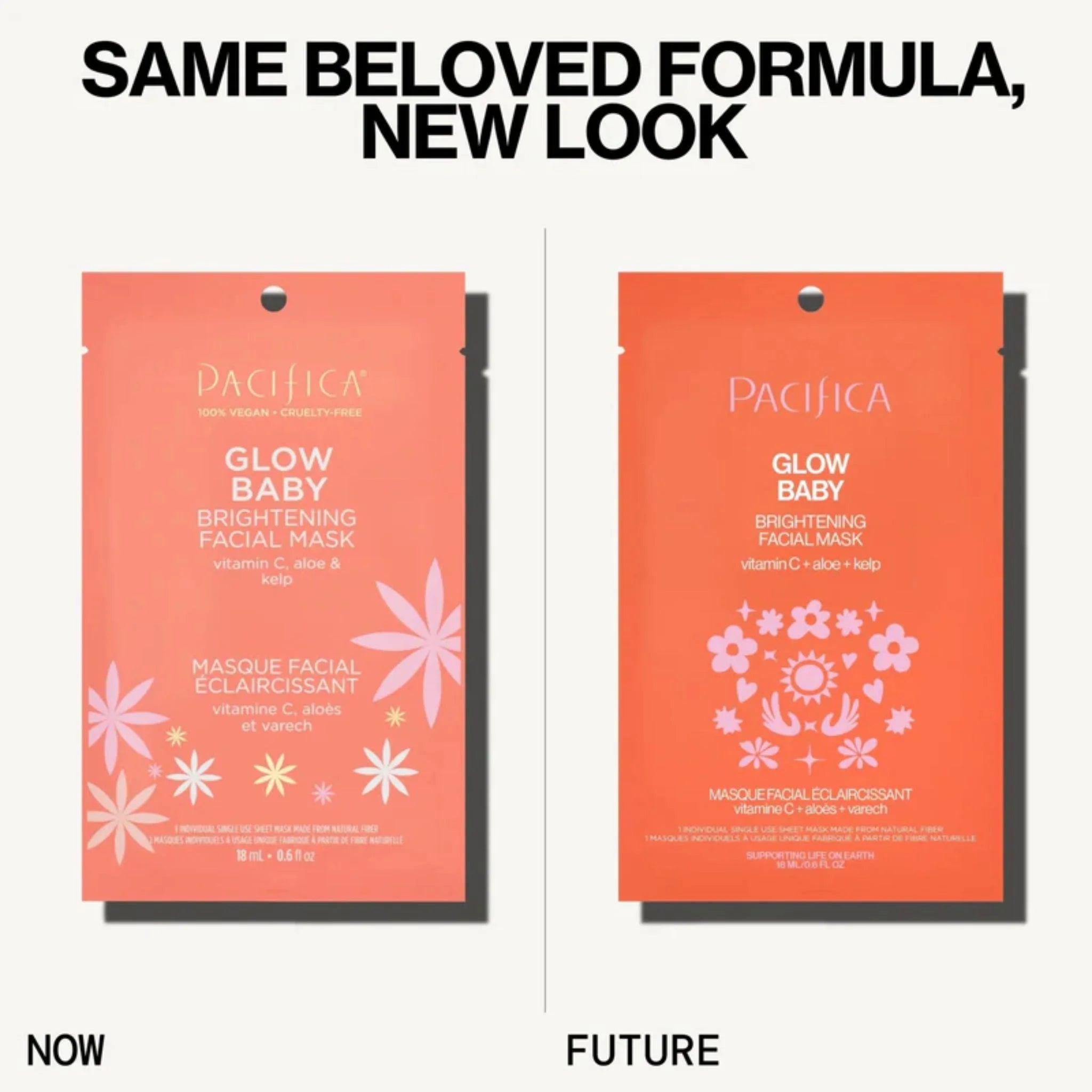 Pacifica Glow Baby Brightening Facial Mask 18ml