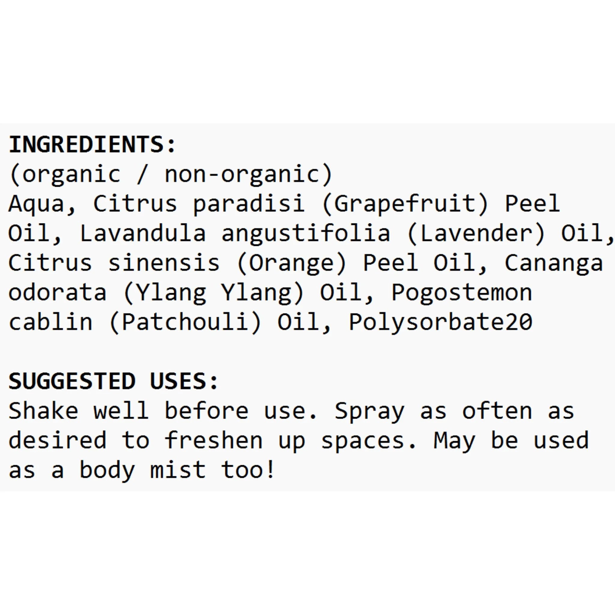 All Things Jill Grapefruit + Ylang Room Mist 125ml