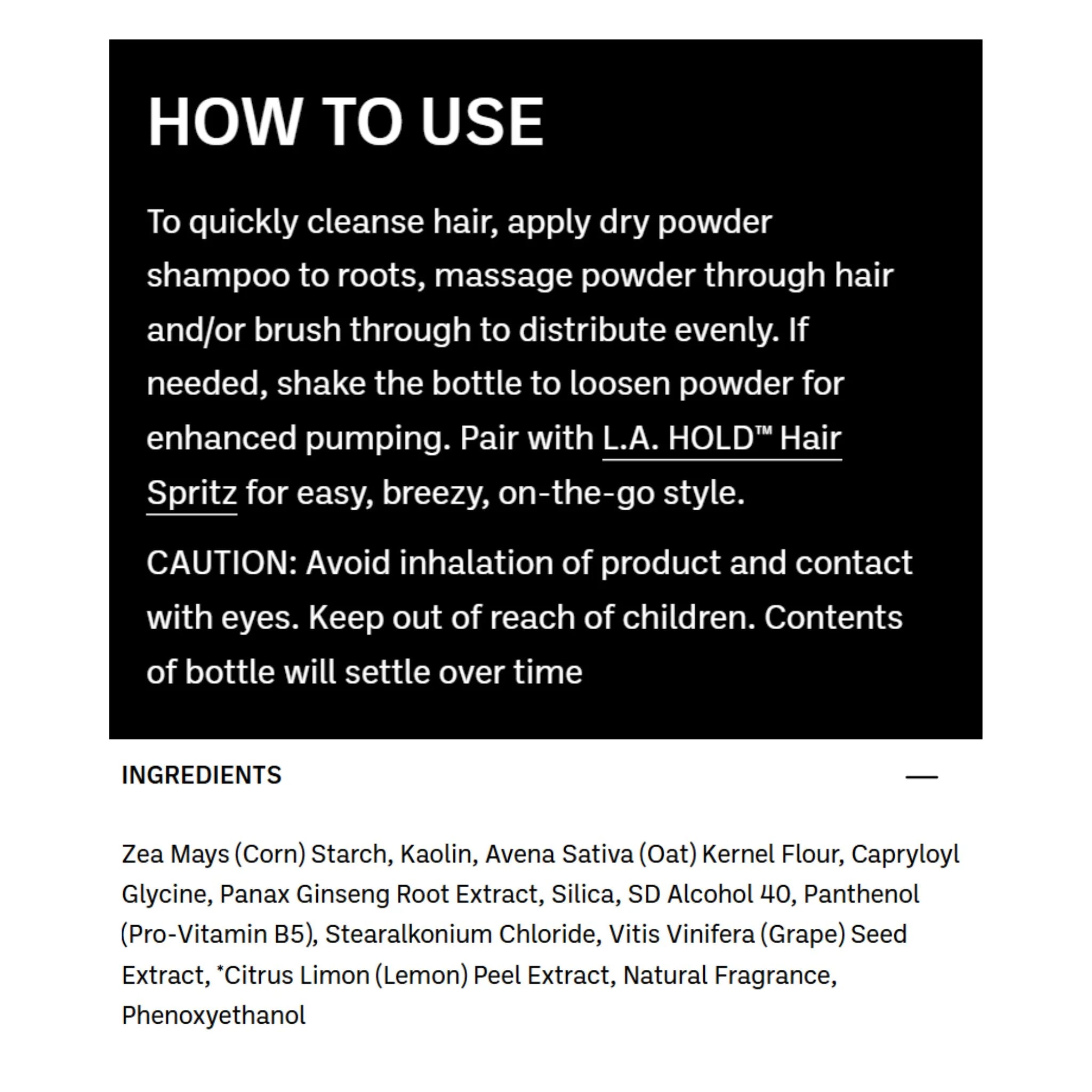 Giovanni Powder Power Dry Shampoo 40ml
