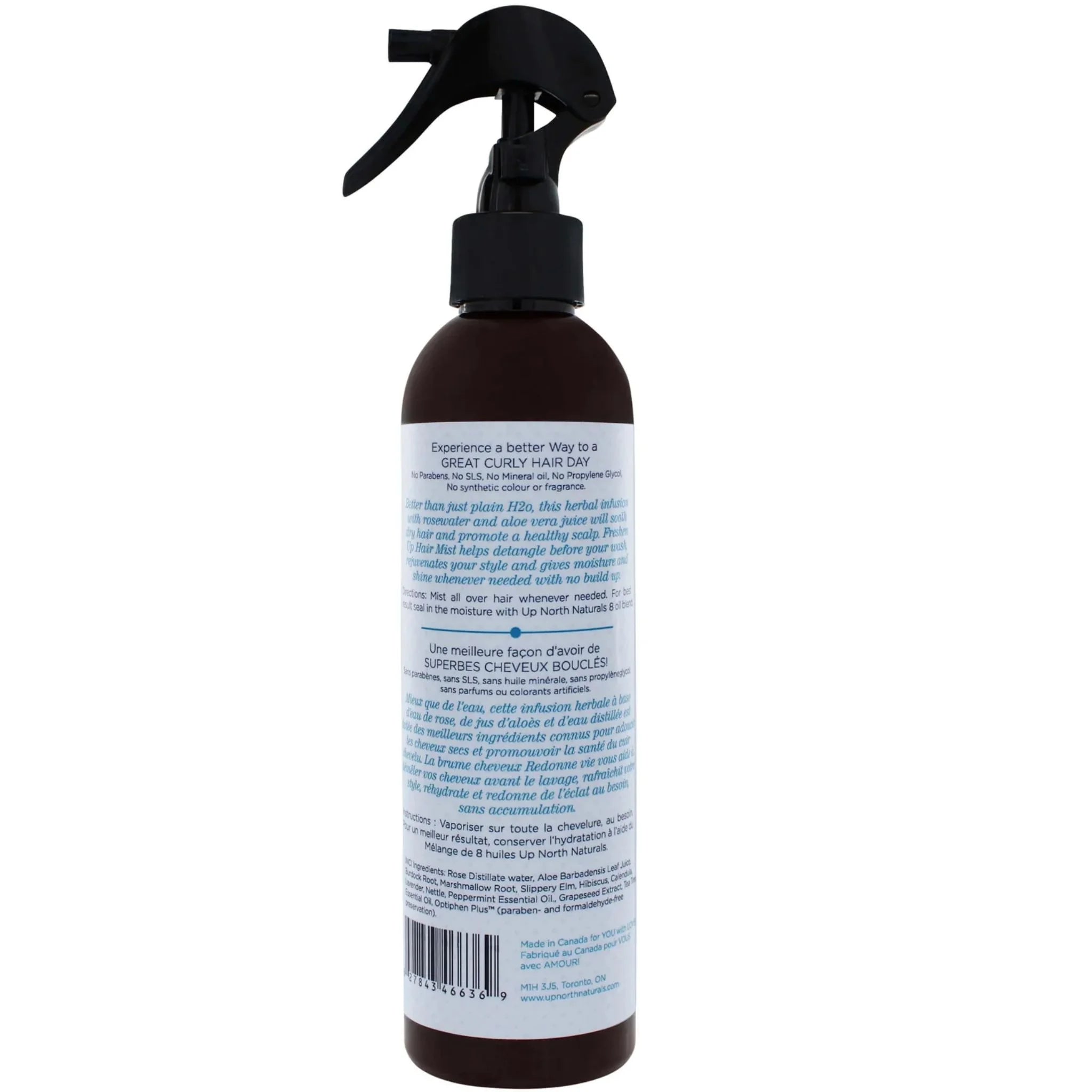 Up North Naturals Freshen Up Hair Mist for Curly Hair 236ml